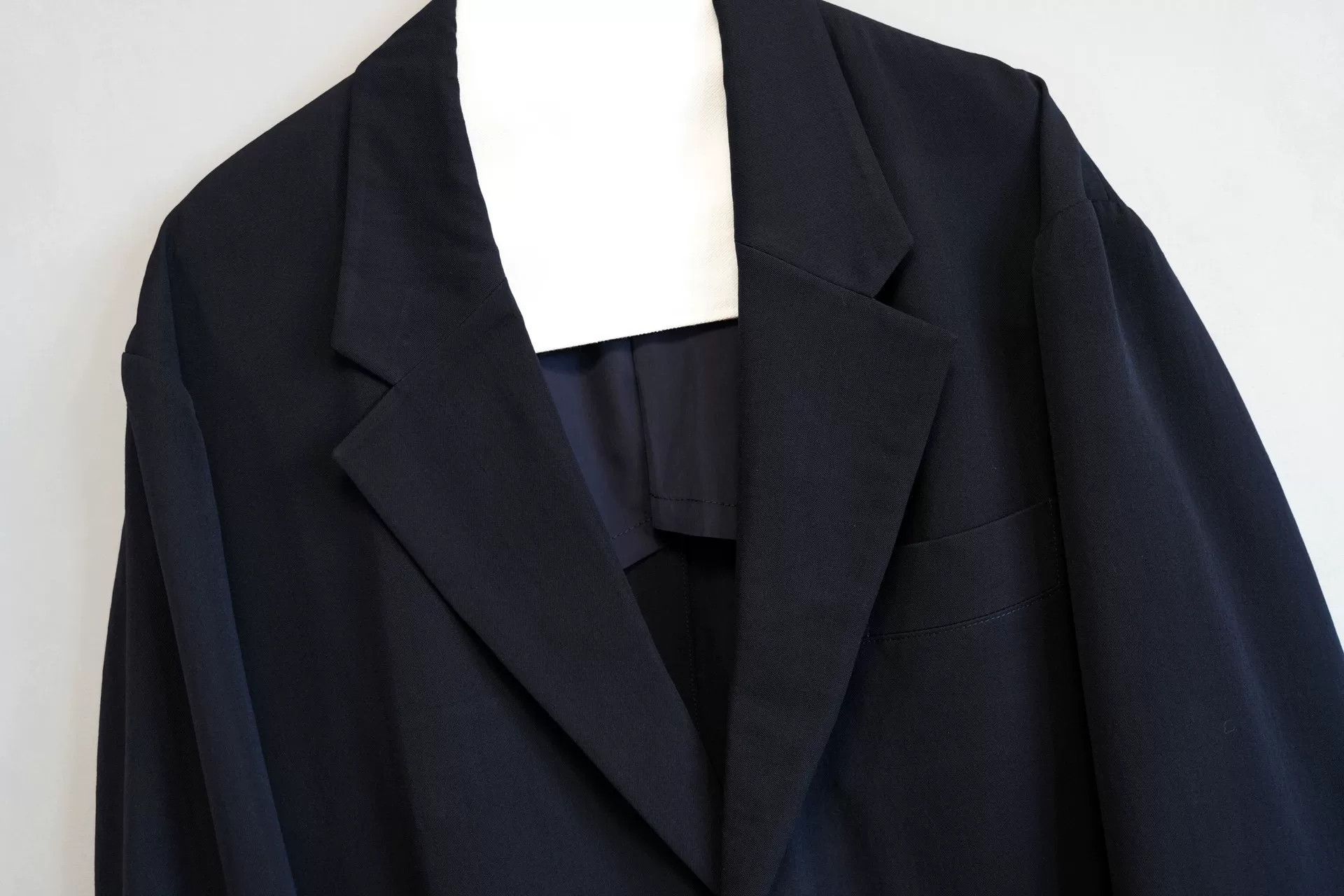 Yohji Yamamoto Yohji Yamamoto Wool Jacket Navy Blue Size US M / EU 48-50 / 2 - 5 Thumbnail