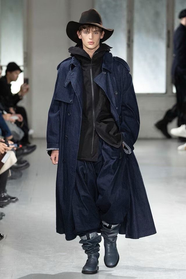 Yohji Yamamoto Yohji Yamamoto Double-Breasted Military Coat Size L / US 10 / IT 46 - 4 Thumbnail