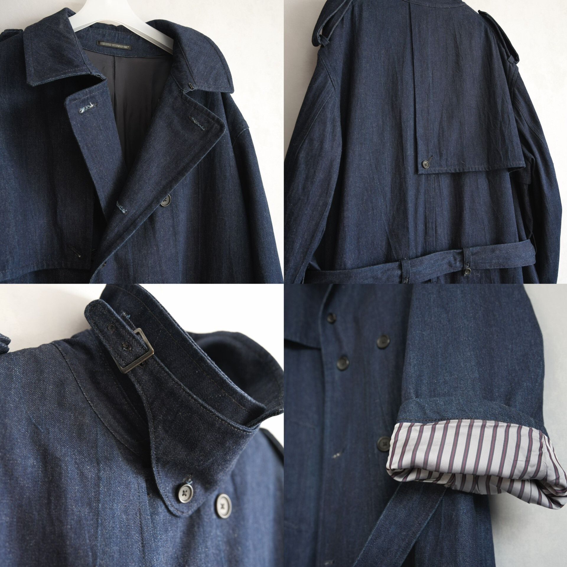 Yohji Yamamoto Yohji Yamamoto Double-Breasted Military Coat Size L / US 10 / IT 46 - 7 Thumbnail