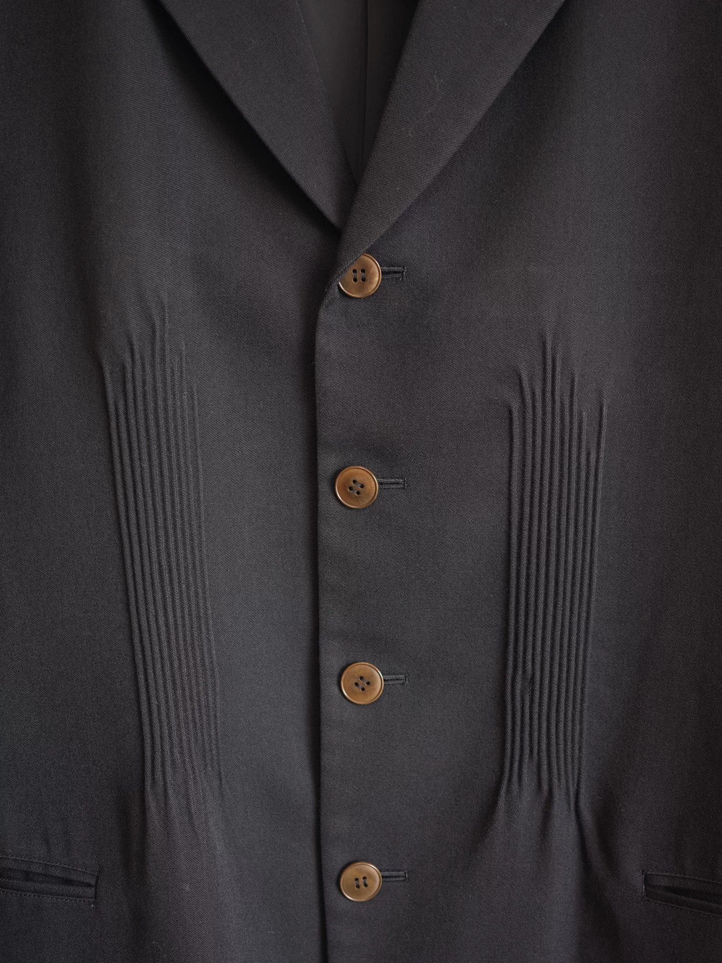 Yohji Yamamoto Yohji Yamamoto Ribbed Jacket M Size US M / EU 48-50 / 2 - 5 Thumbnail