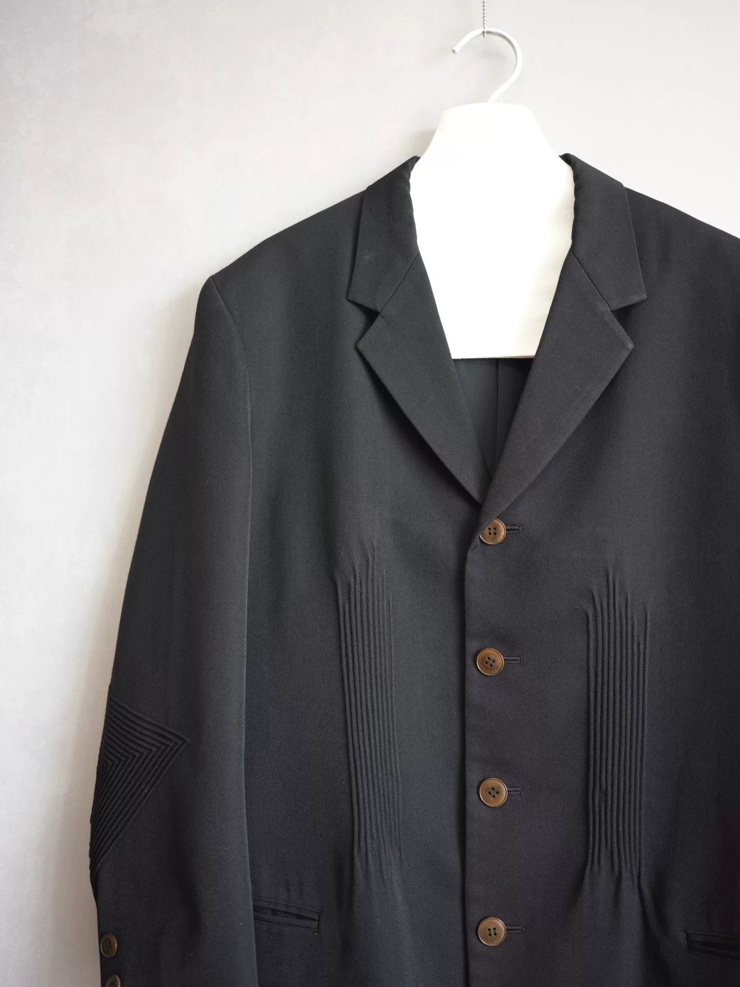 Yohji Yamamoto Yohji Yamamoto Ribbed Jacket M Size US M / EU 48-50 / 2 - 4 Thumbnail