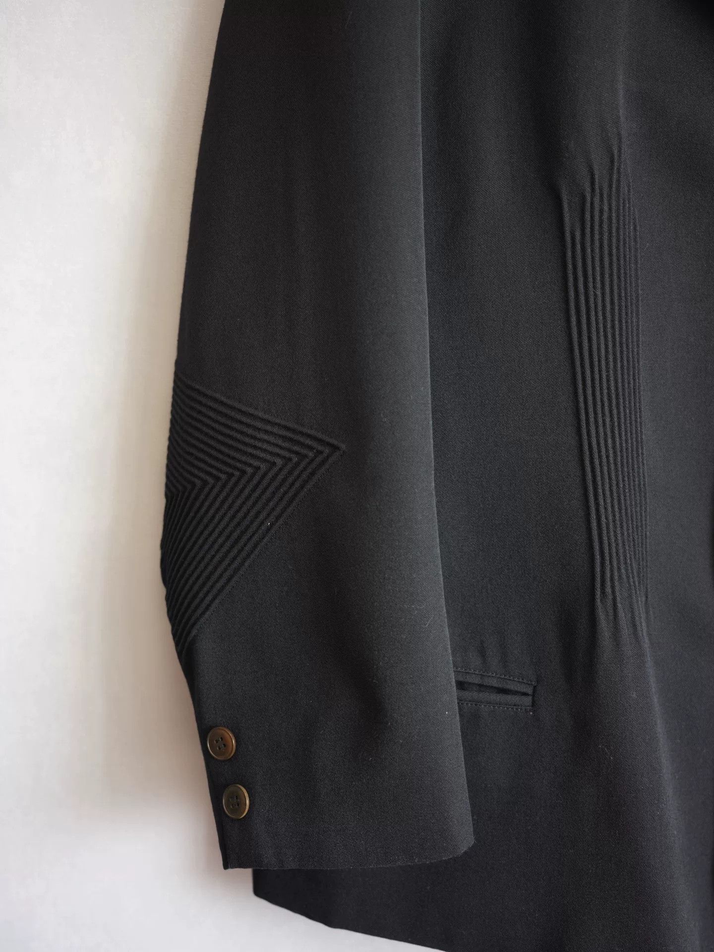 Yohji Yamamoto Yohji Yamamoto Ribbed Jacket M Size US M / EU 48-50 / 2 - 6 Thumbnail