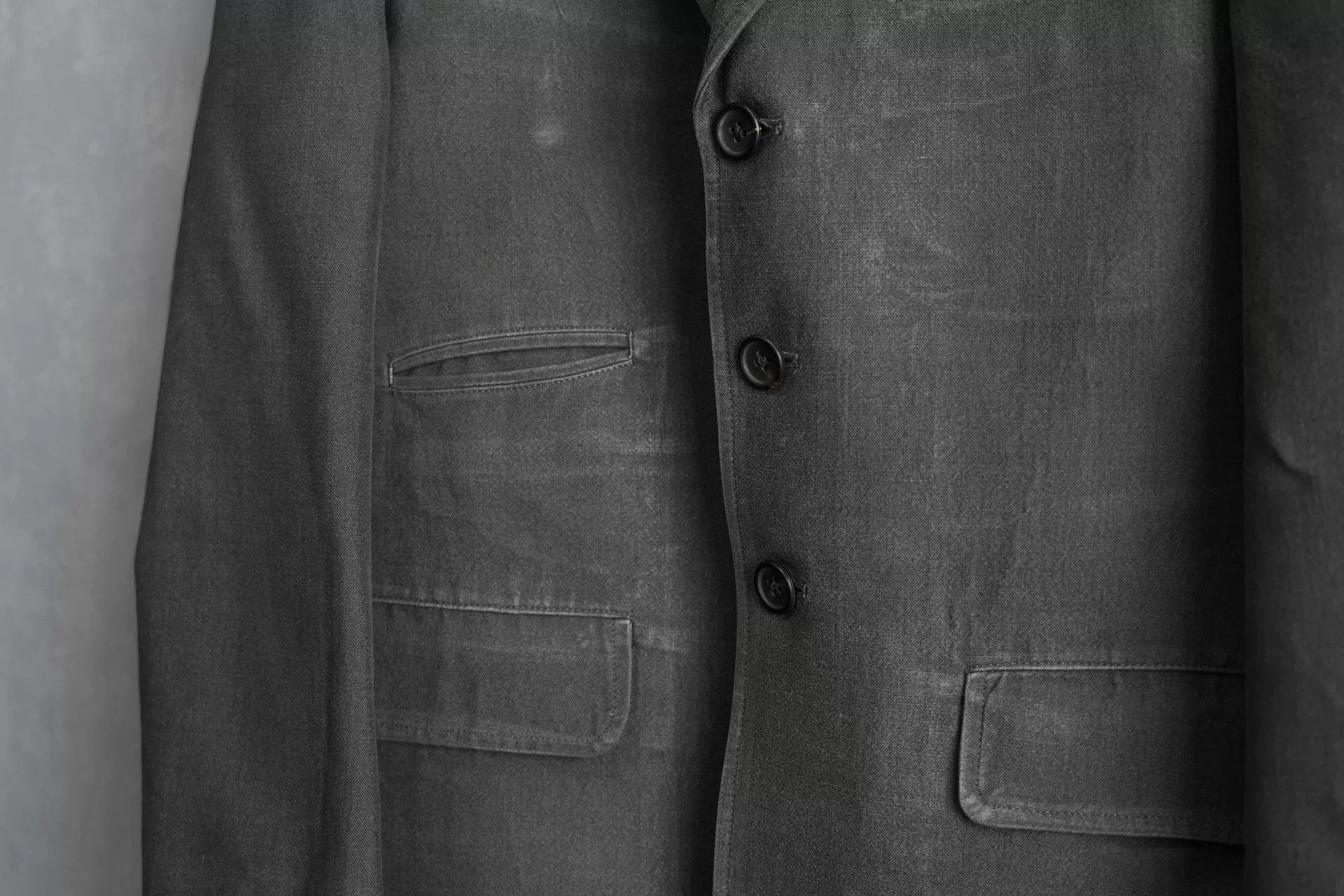 Yohji Yamamoto Yohji Yamamoto Gray Silk Jacket Size US M / EU 48-50 / 2 - 5 Thumbnail