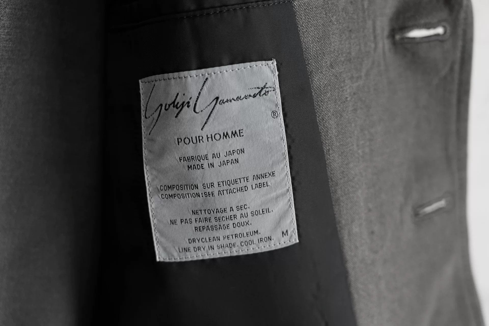 Yohji Yamamoto Yohji Yamamoto Gray Silk Jacket Size US M / EU 48-50 / 2 - 6 Thumbnail