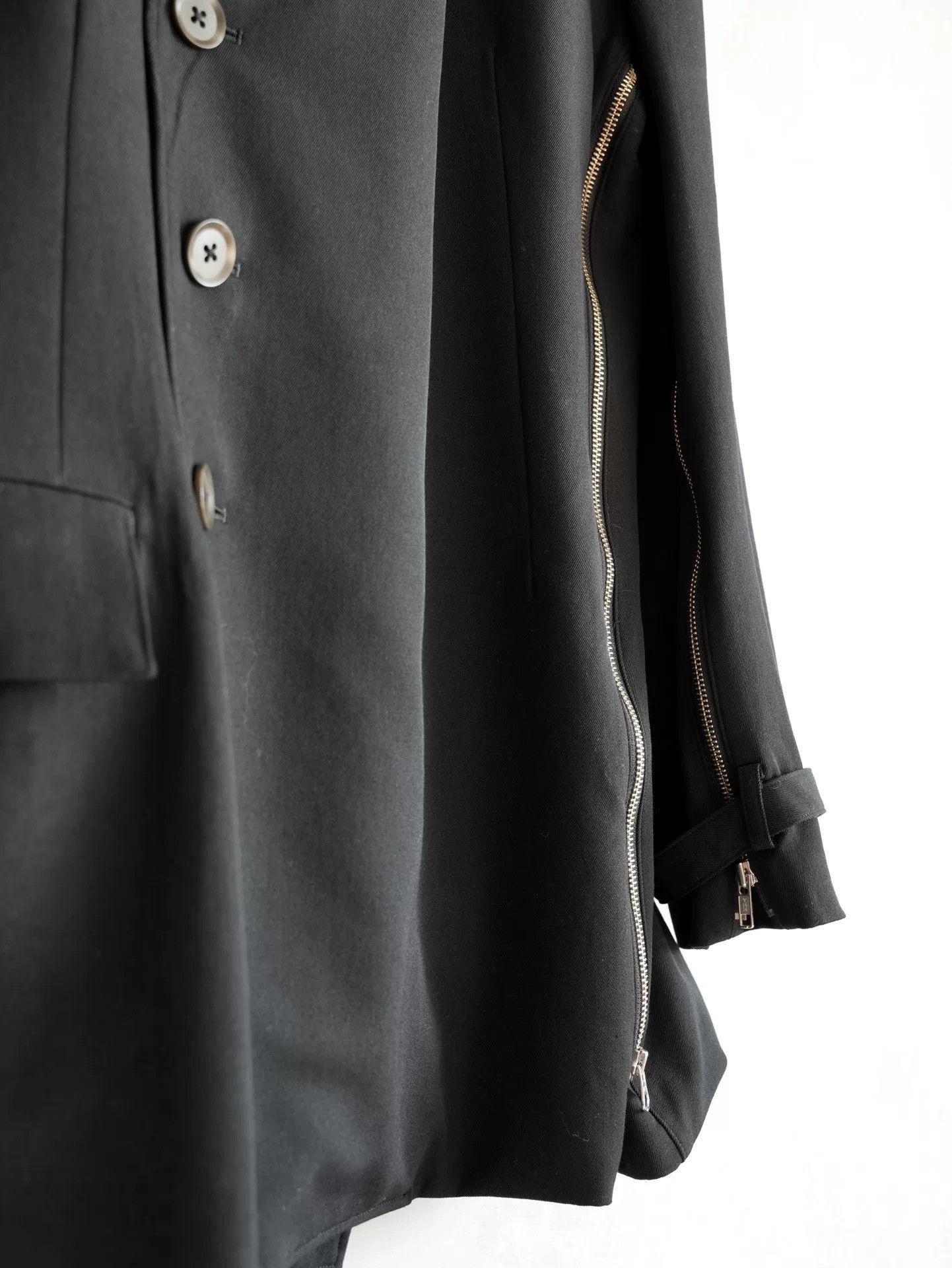 Yohji Yamamoto Yohji Yamamoto Zip Handcuff Jacket Size US L / EU 52-54 / 3 - 3 Thumbnail