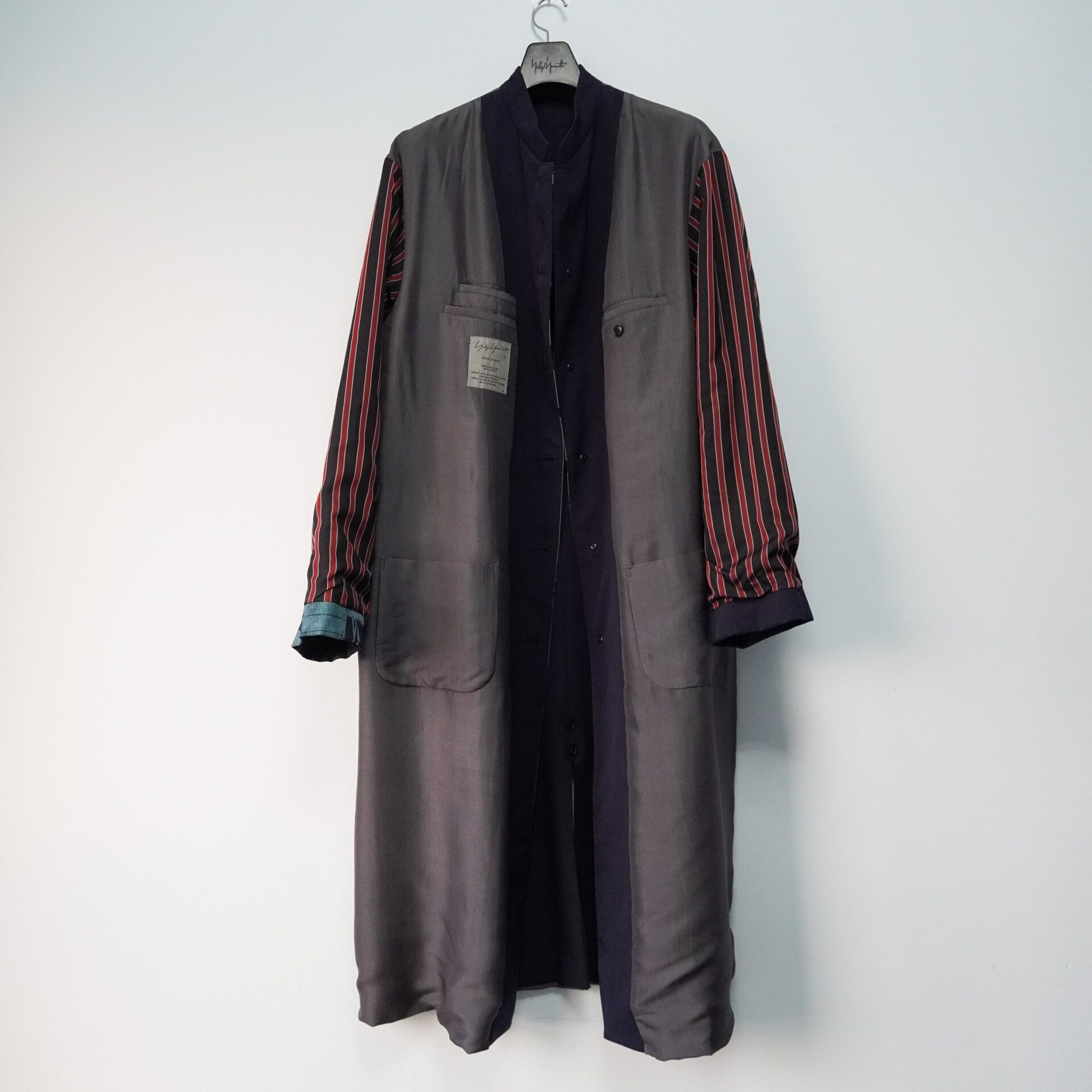 Yohji Yamamoto Yohji Yamamoto Silk Coat 2017 Collection Size L / US 10 / IT 46 - 6 Thumbnail