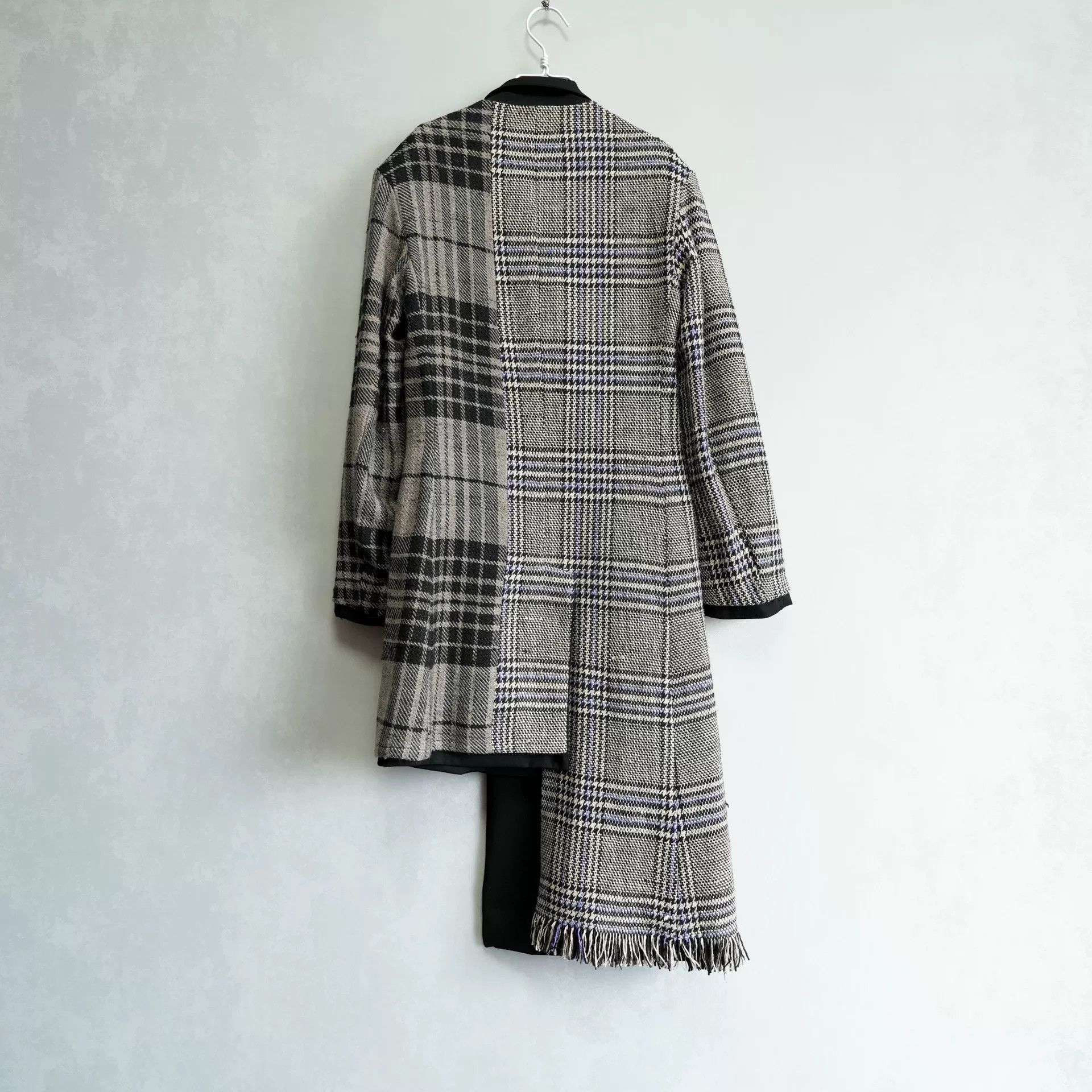 Yohji Yamamoto Yohji Yamamoto Double-Sided Plaid Coat Size M / US 6-8 / IT 42-44 - 4 Thumbnail
