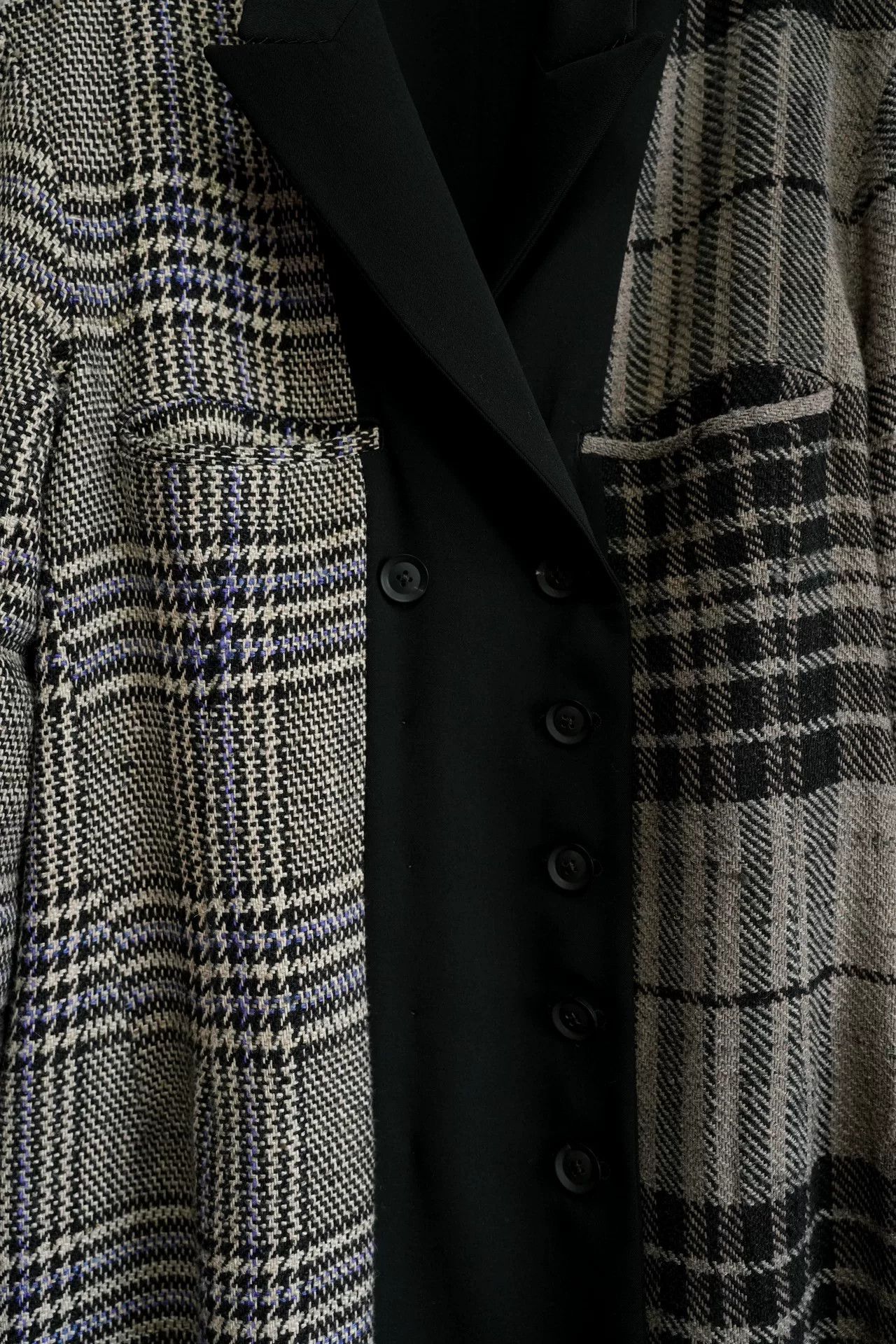 Yohji Yamamoto Yohji Yamamoto Double-Sided Plaid Coat Size M / US 6-8 / IT 42-44 - 6 Thumbnail