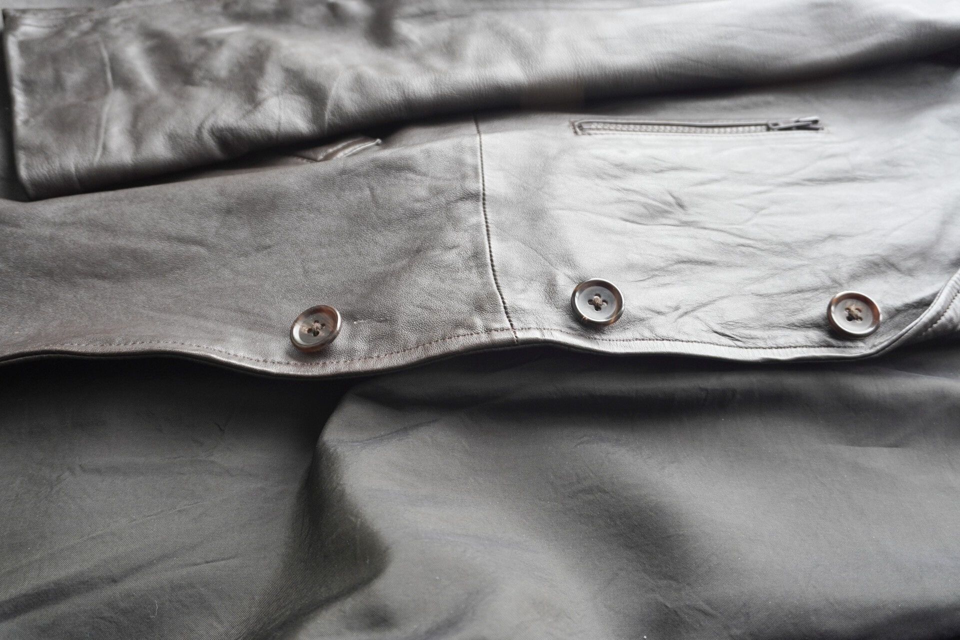 Yohji Yamamoto Yohji Yamamoto 2006AW Leather Jacket Size US M / EU 48-50 / 2 - 7 Thumbnail