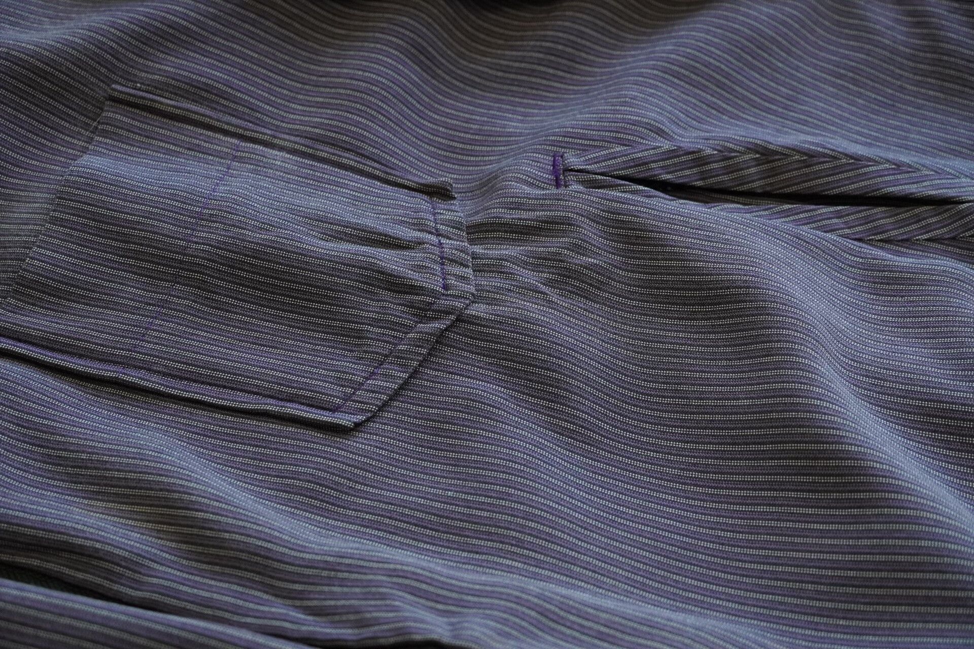Yohji Yamamoto Yohji Yamamoto Striped Zip Jacket Size US M / EU 48-50 / 2 - 5 Thumbnail
