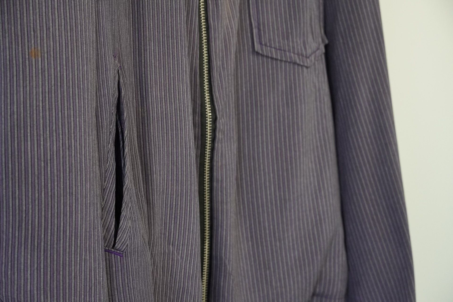 Yohji Yamamoto Yohji Yamamoto Striped Zip Jacket Size US M / EU 48-50 / 2 - 4 Thumbnail