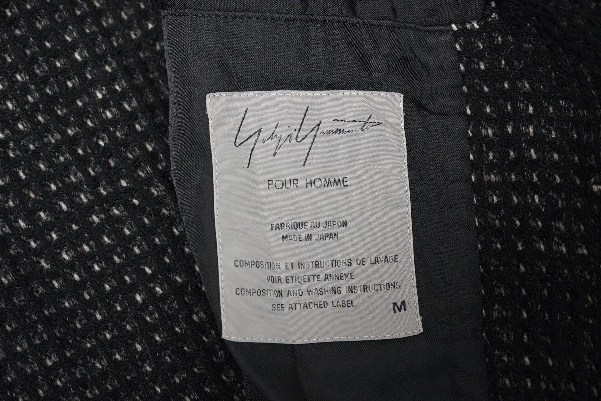 Yohji Yamamoto Yohji Yamamoto 1997AW Waffle Weave Jacket Size US M / EU 48-50 / 2 - 8 Thumbnail