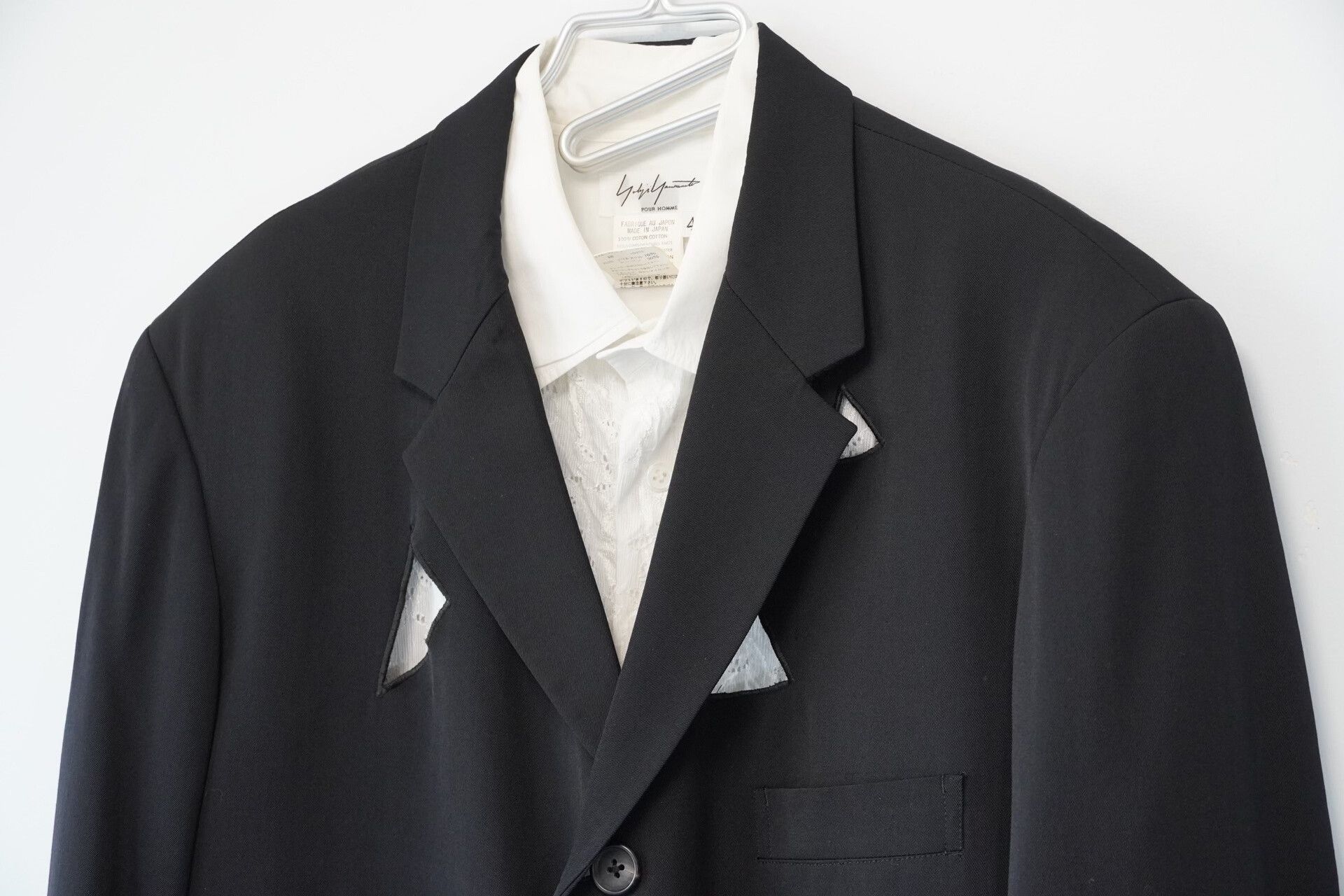 Yohji Yamamoto Black Wool Jacket