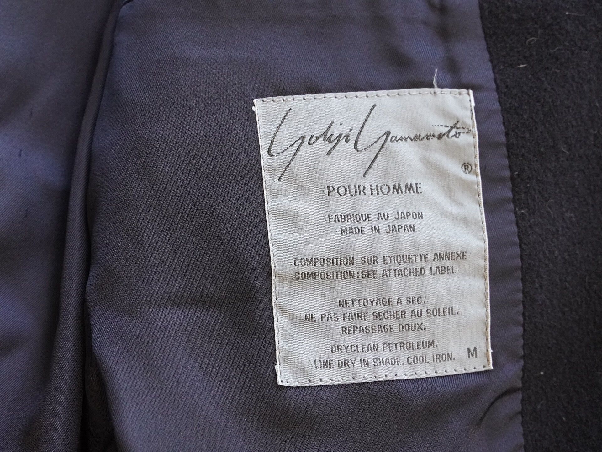 Yohji Yamamoto Yohji Yamamoto 1990s Leather Jacket Size US M / EU 48-50 / 2 - 4 Thumbnail
