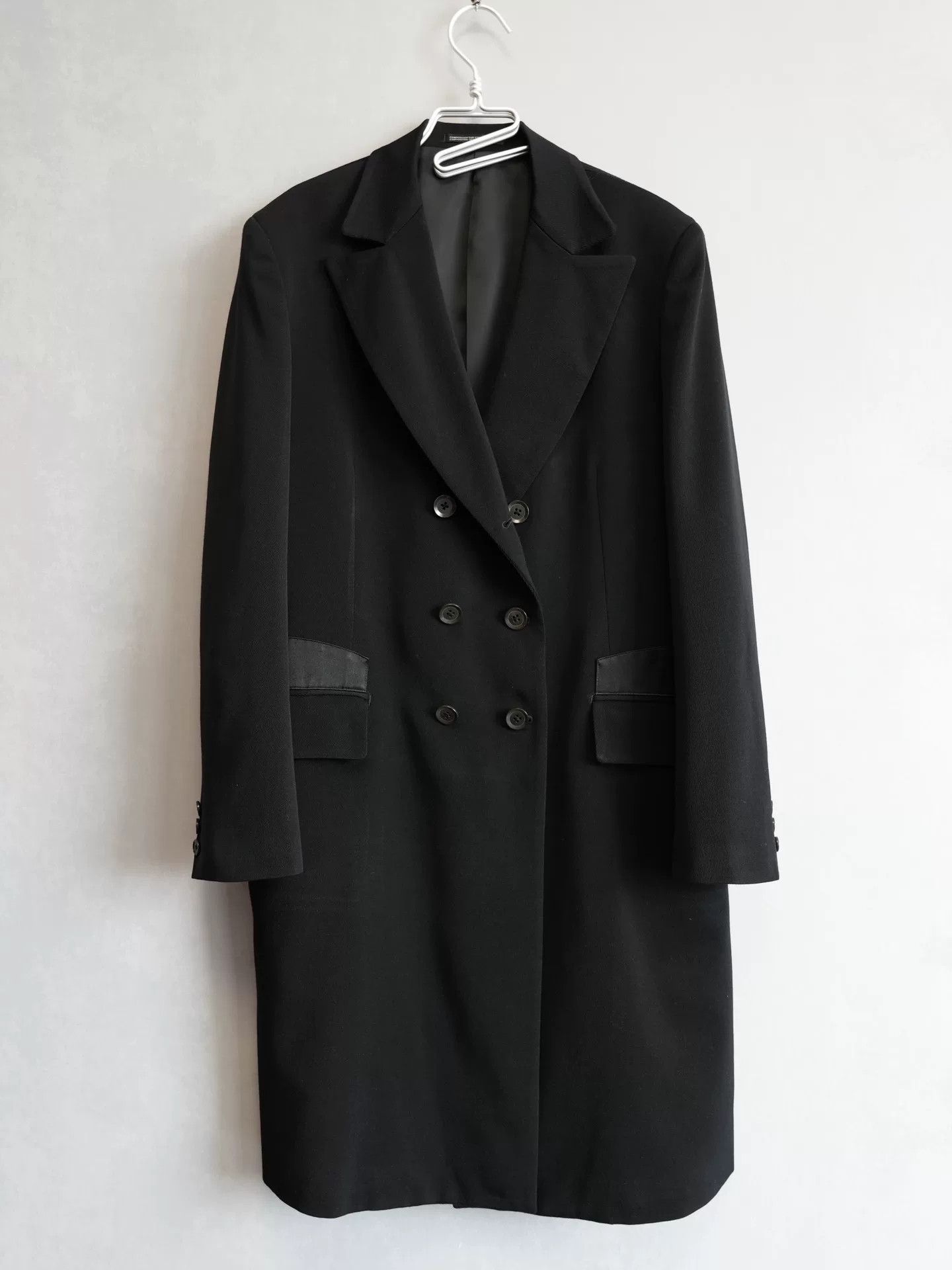 Yohji Yamamoto Yohji Yamamoto Double-Breasted Silk Coat Size M / US 6-8 / IT 42-44 - 6 Thumbnail