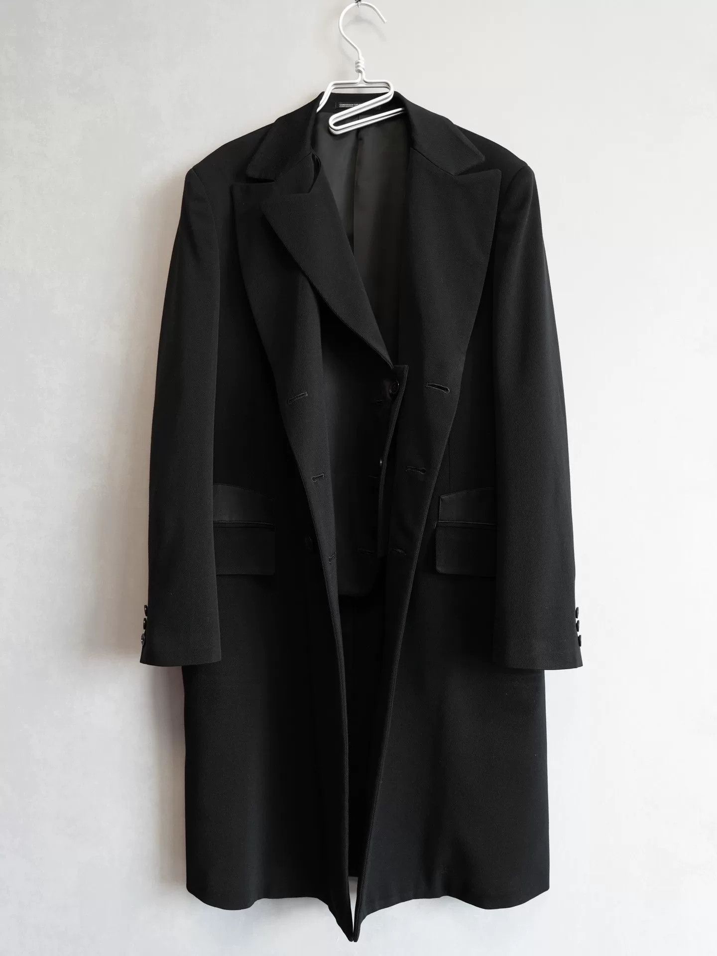 Yohji Yamamoto Yohji Yamamoto Double-Breasted Silk Coat Size M / US 6-8 / IT 42-44 - 5 Thumbnail