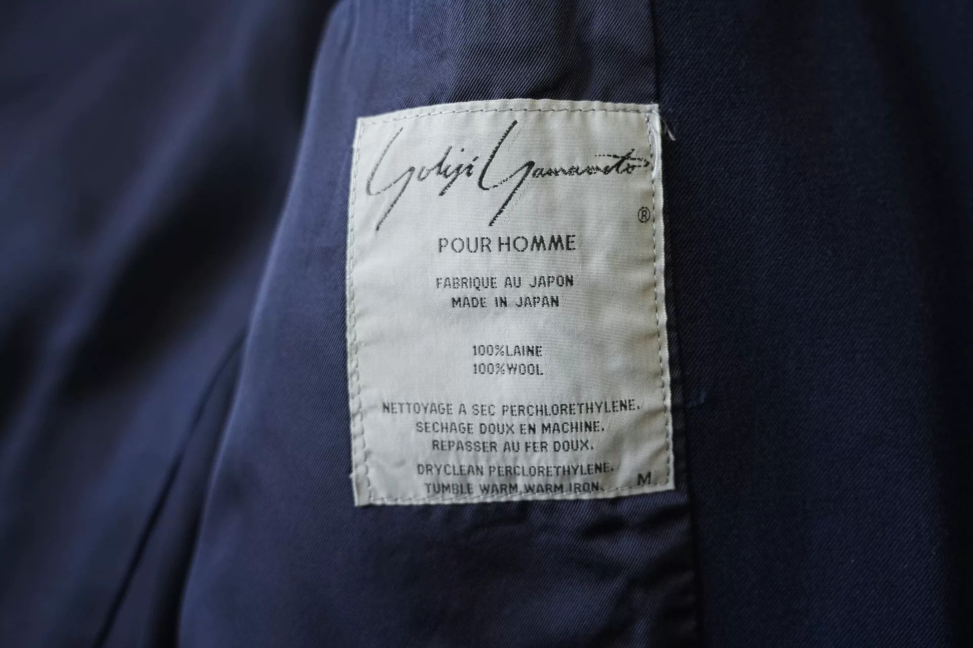 Yohji Yamamoto Yohji Yamamoto Wool Jacket 88AW Collection Size US M / EU 48-50 / 2 - 8 Thumbnail