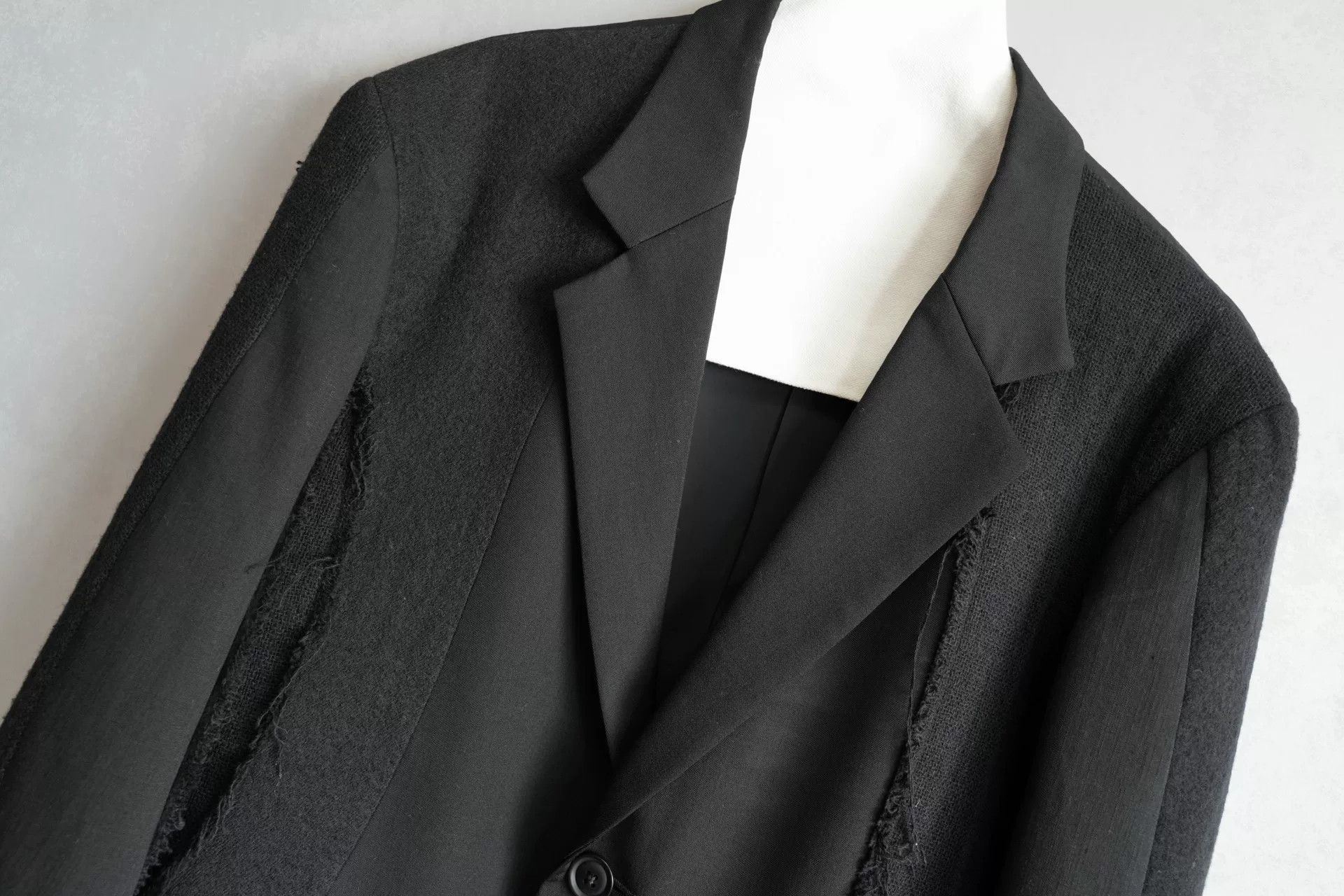Yohji Yamamoto Yohji Yamamoto Knitted Patchwork Jacket Size US M / EU 48-50 / 2 - 3 Thumbnail