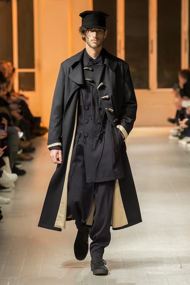 Yohji Yamamoto Yohji Yamamoto Double-Breasted Coat Size US M / EU 48-50 / 2 - 8 Thumbnail