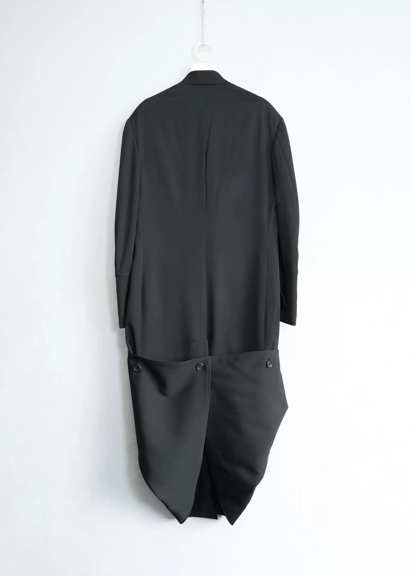 Yohji Yamamoto Yohji Yamamoto Double-Breasted Wool Coat Size M / US 6-8 / IT 42-44 - 6 Thumbnail