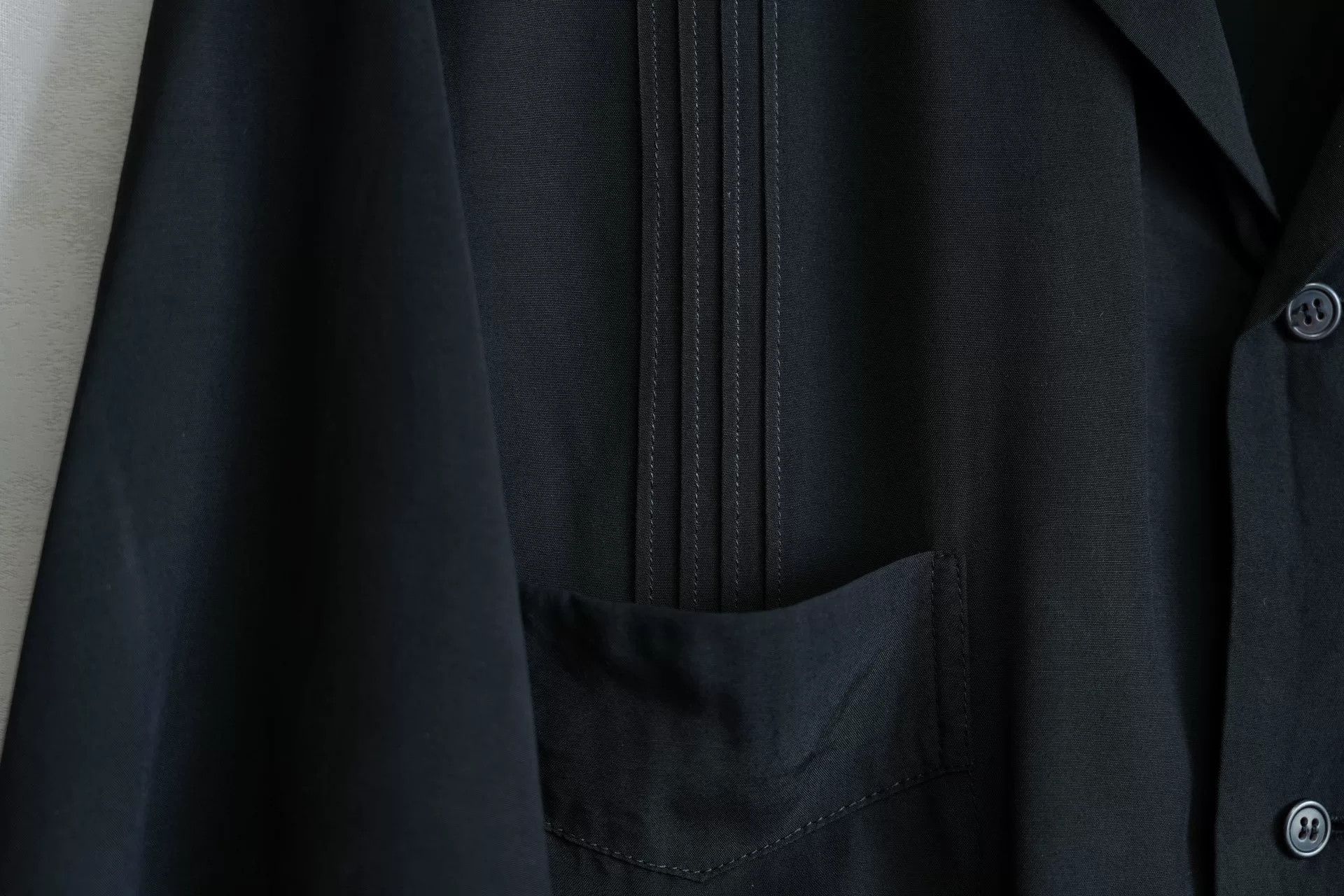 Yohji Yamamoto Yohji Yamamoto Silk Blend Short Sleeve Shirt Size US L / EU 52-54 / 3 - 4 Thumbnail