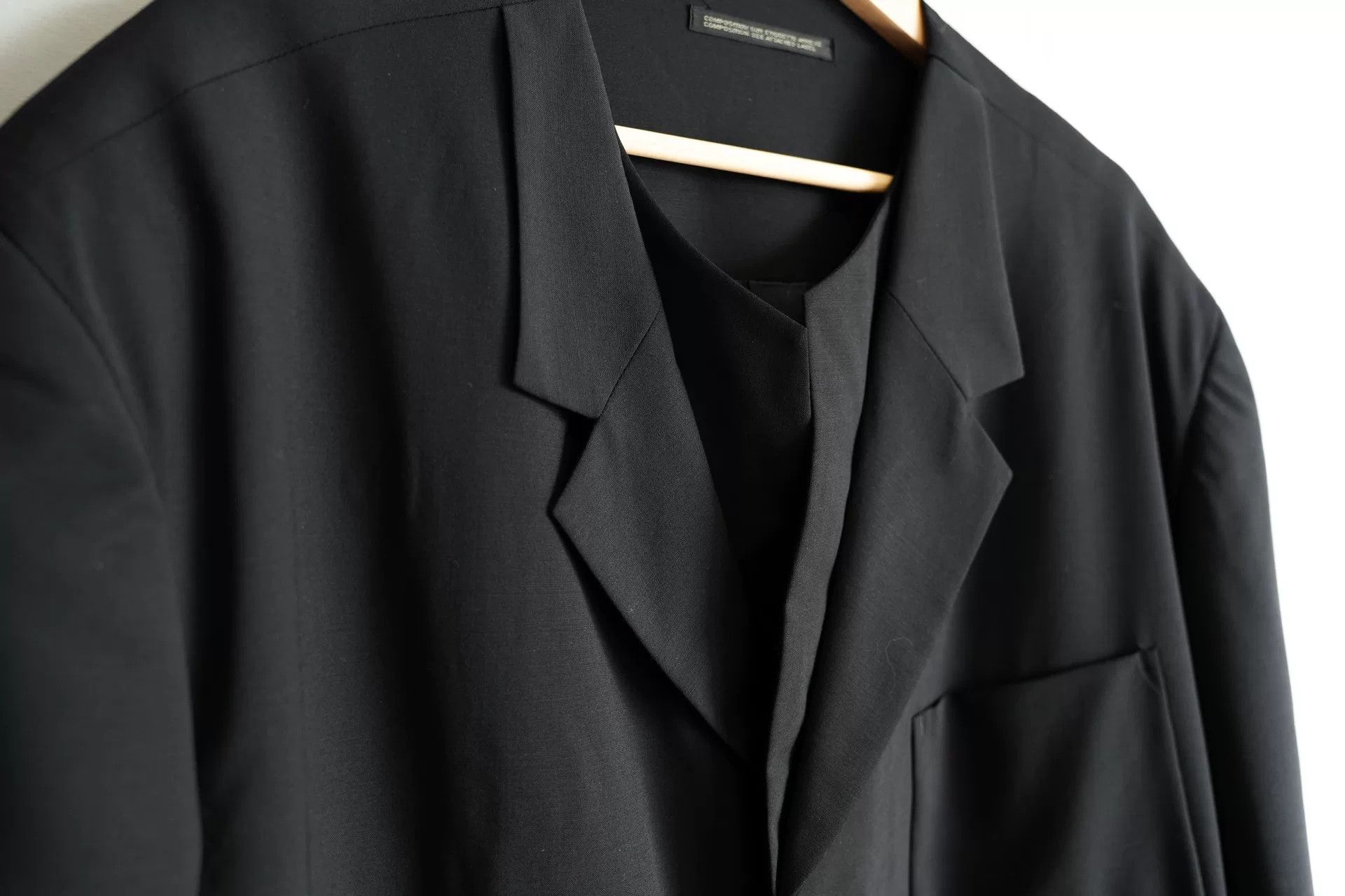 Yohji Yamamoto Yohji Yamamoto Double Layer Button Jacket Size US M / EU 48-50 / 2 - 2 Thumbnail