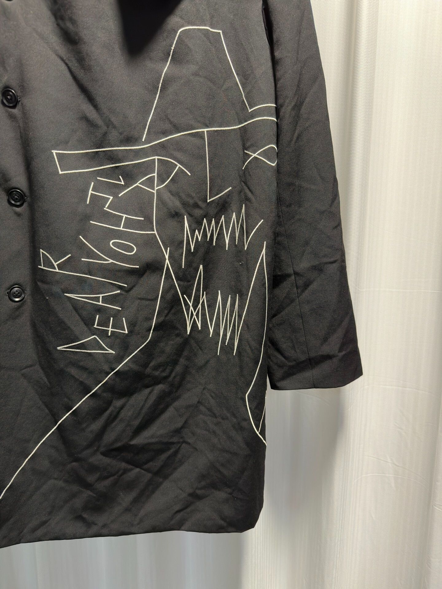 Yohji Yamamoto Yohji Yamamoto 2016AW Hooded Long Jacket Size US M / EU 48-50 / 2 - 2 Thumbnail
