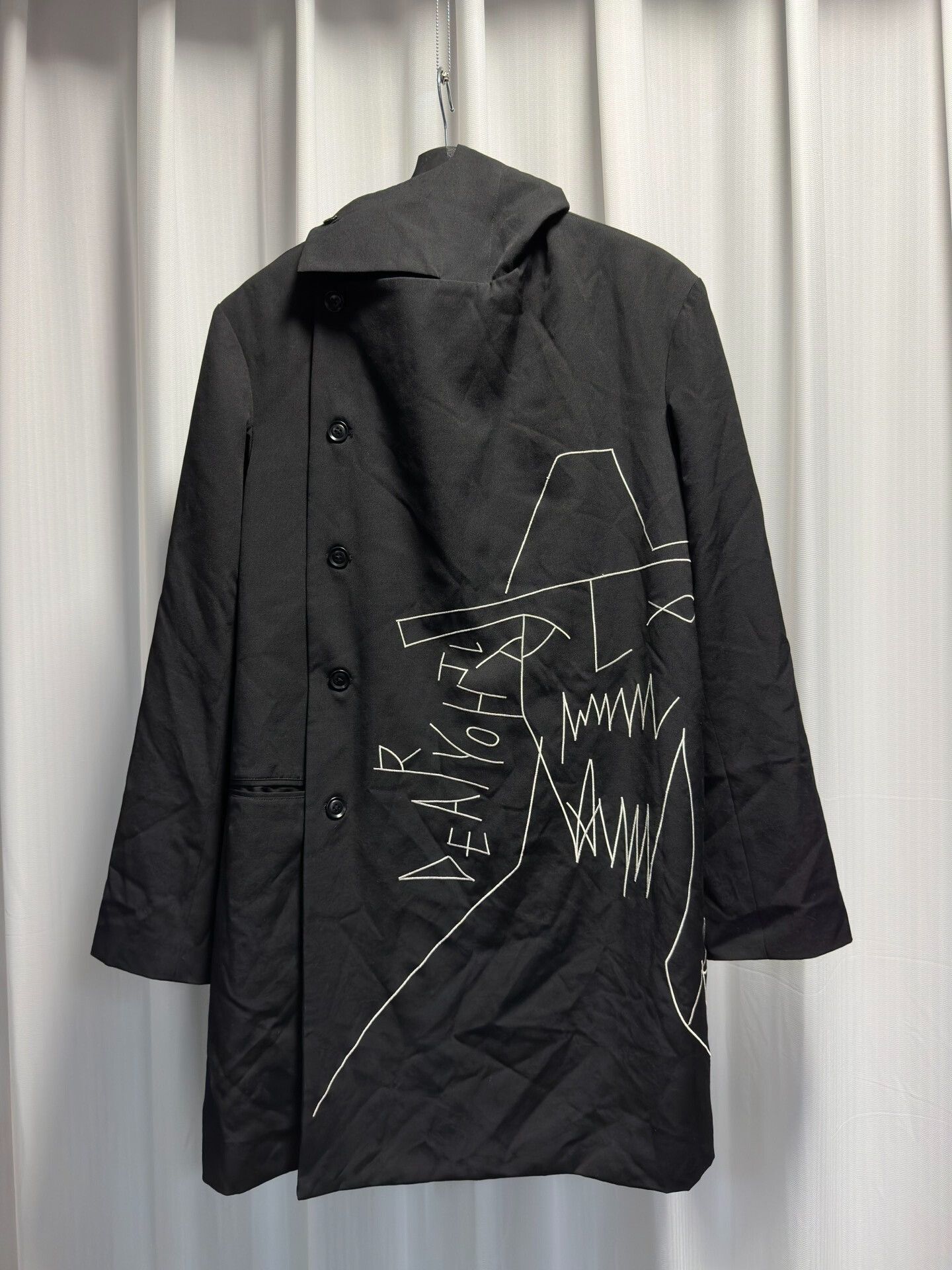Yohji Yamamoto Yohji Yamamoto 2016AW Hooded Long Jacket Size US M / EU 48-50 / 2 - 3 Thumbnail
