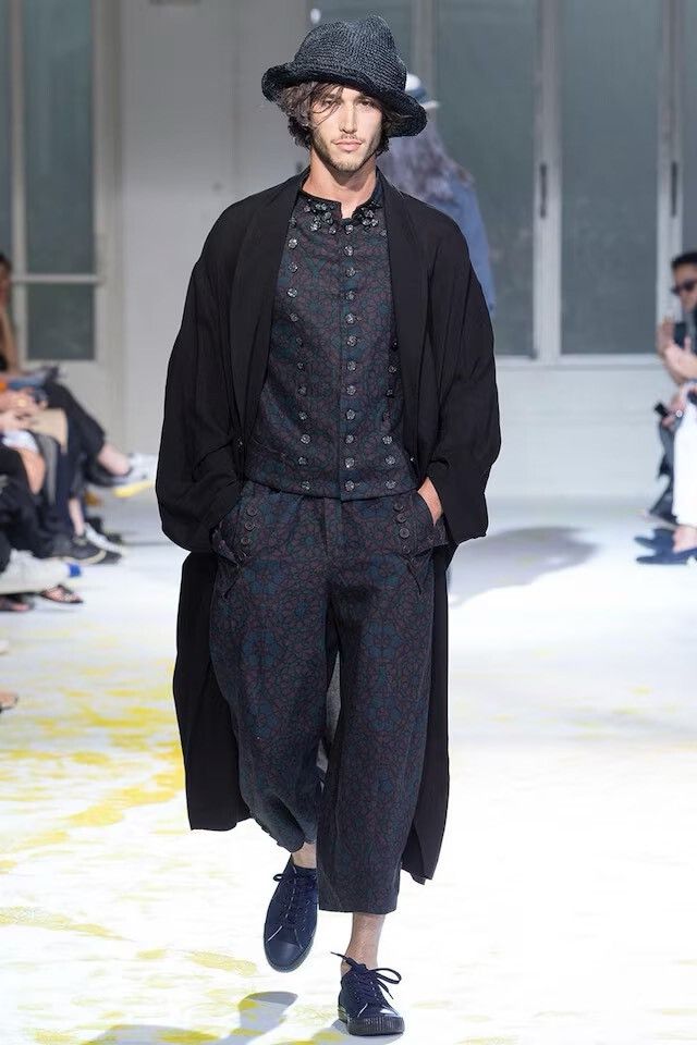 Yohji Yamamoto Yohji Yamamoto Oversized Kimono Coat Size US S / EU 44-46 / 1 - 7 Thumbnail