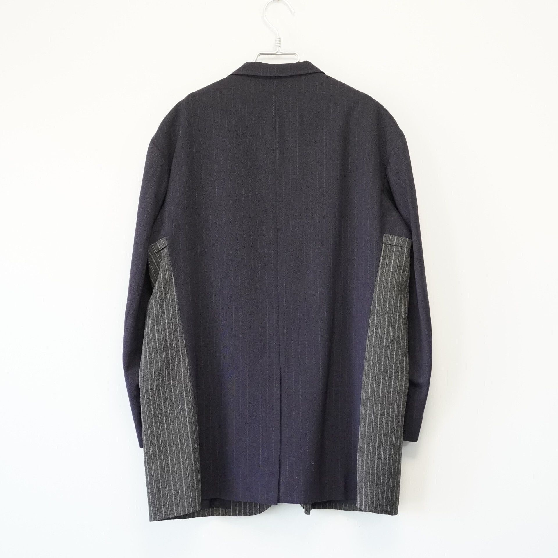 Yohji Yamamoto Yohji Yamamoto Striped Wool Jacket Size US M / EU 48-50 / 2 - 2 Thumbnail