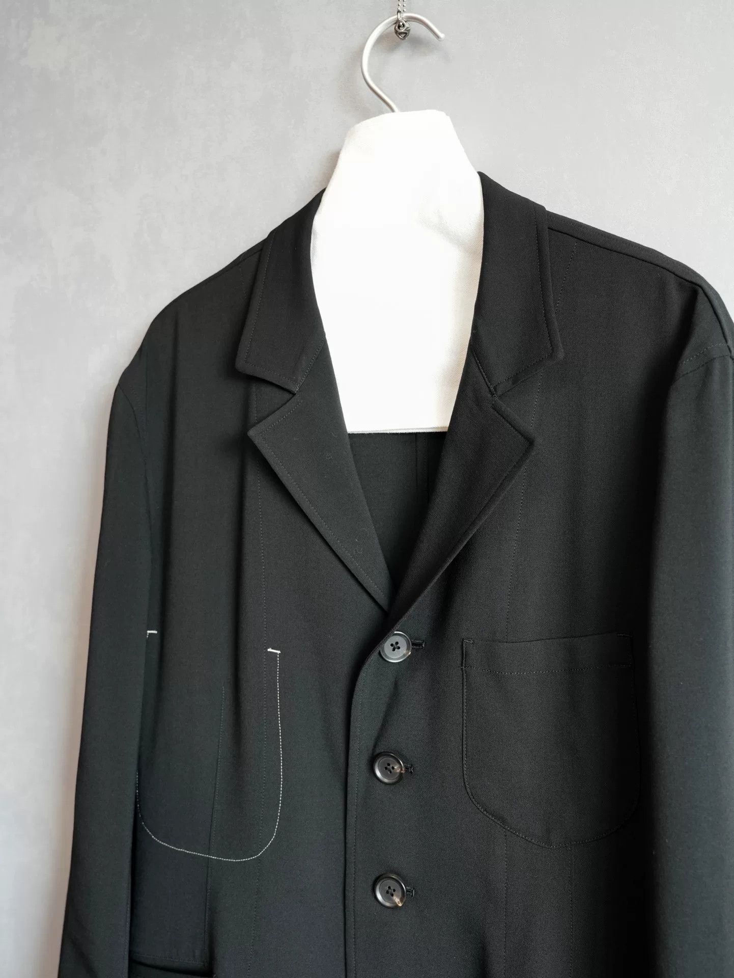 Yohji Yamamoto Yohji Yamamoto Wool Jacket 13SS Size US L / EU 52-54 / 3 - 2 Thumbnail