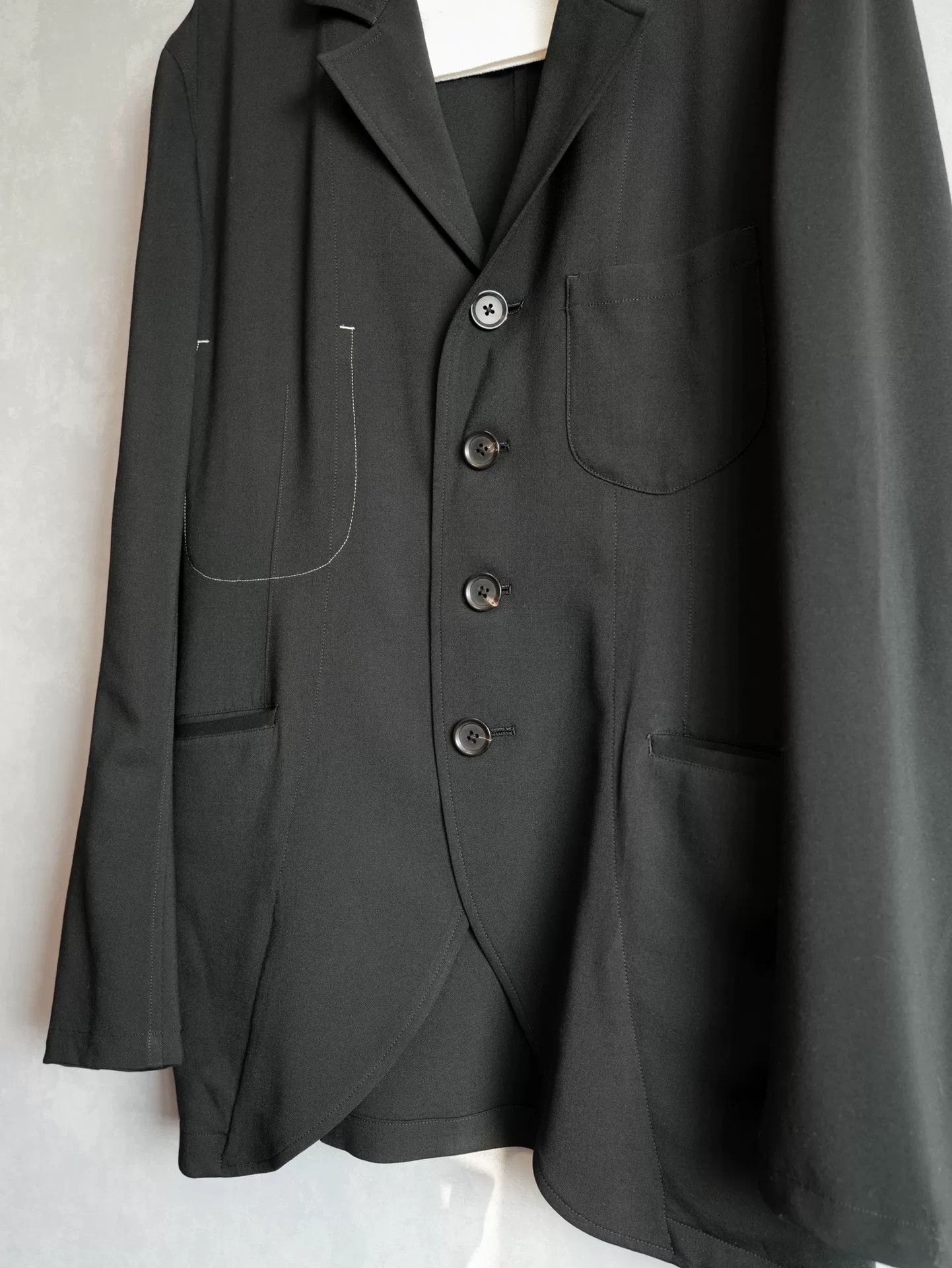 Yohji Yamamoto Yohji Yamamoto Wool Jacket 13SS Size US L / EU 52-54 / 3 - 3 Thumbnail