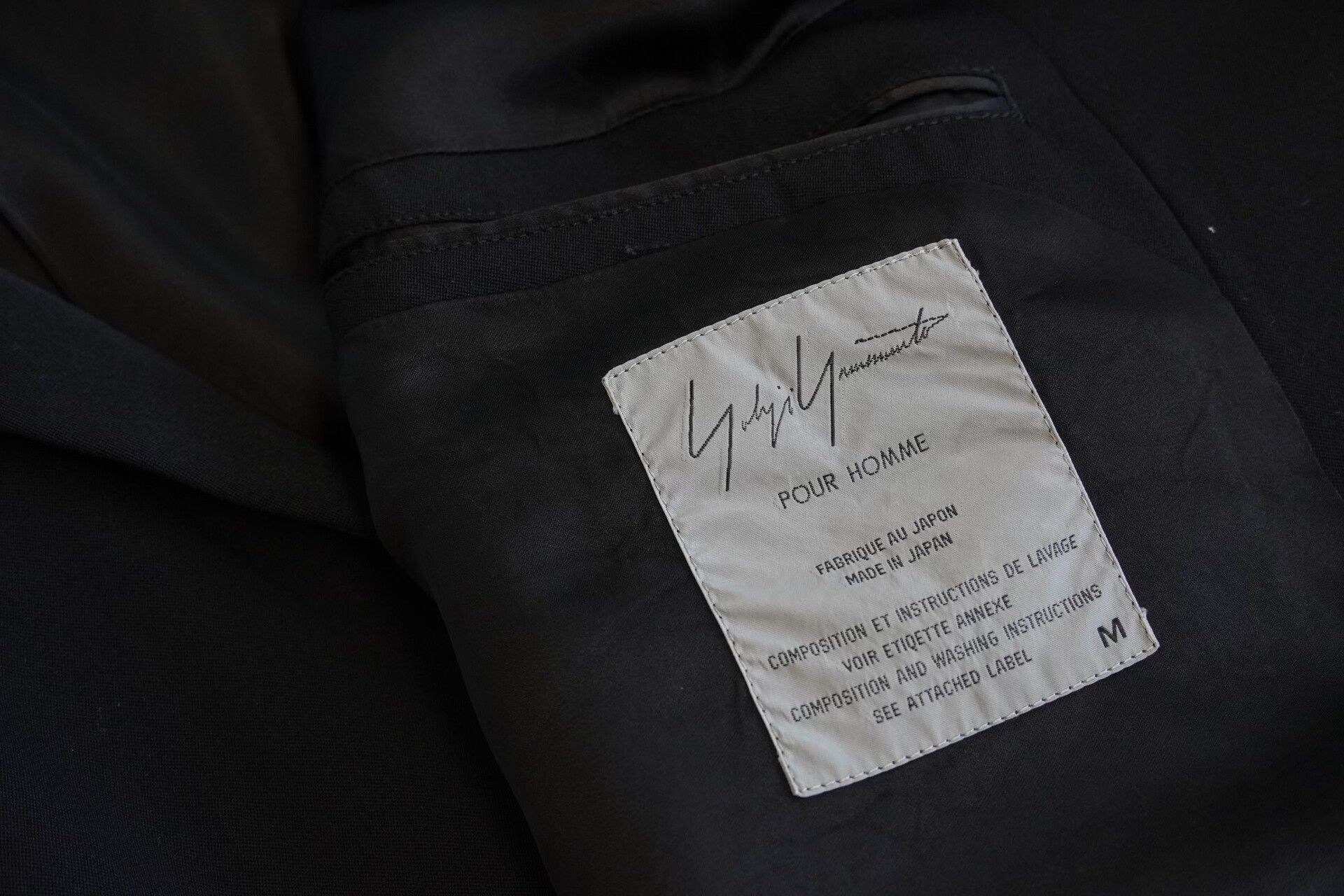 Yohji Yamamoto Yohji Yamamoto Black Wool Coat Size US M / EU 48-50 / 2 - 5 Thumbnail