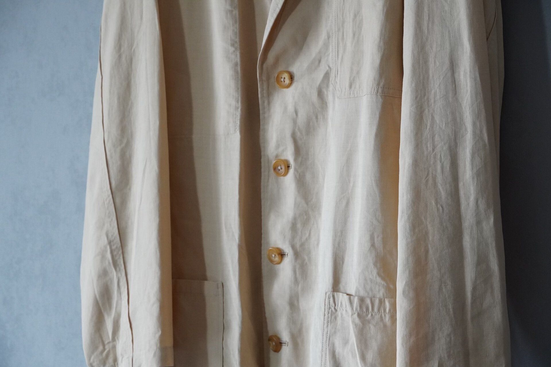Yohji Yamamoto Yohji Yamamoto 94SS Linen Jacket Size US M / EU 48-50 / 2 - 3 Thumbnail