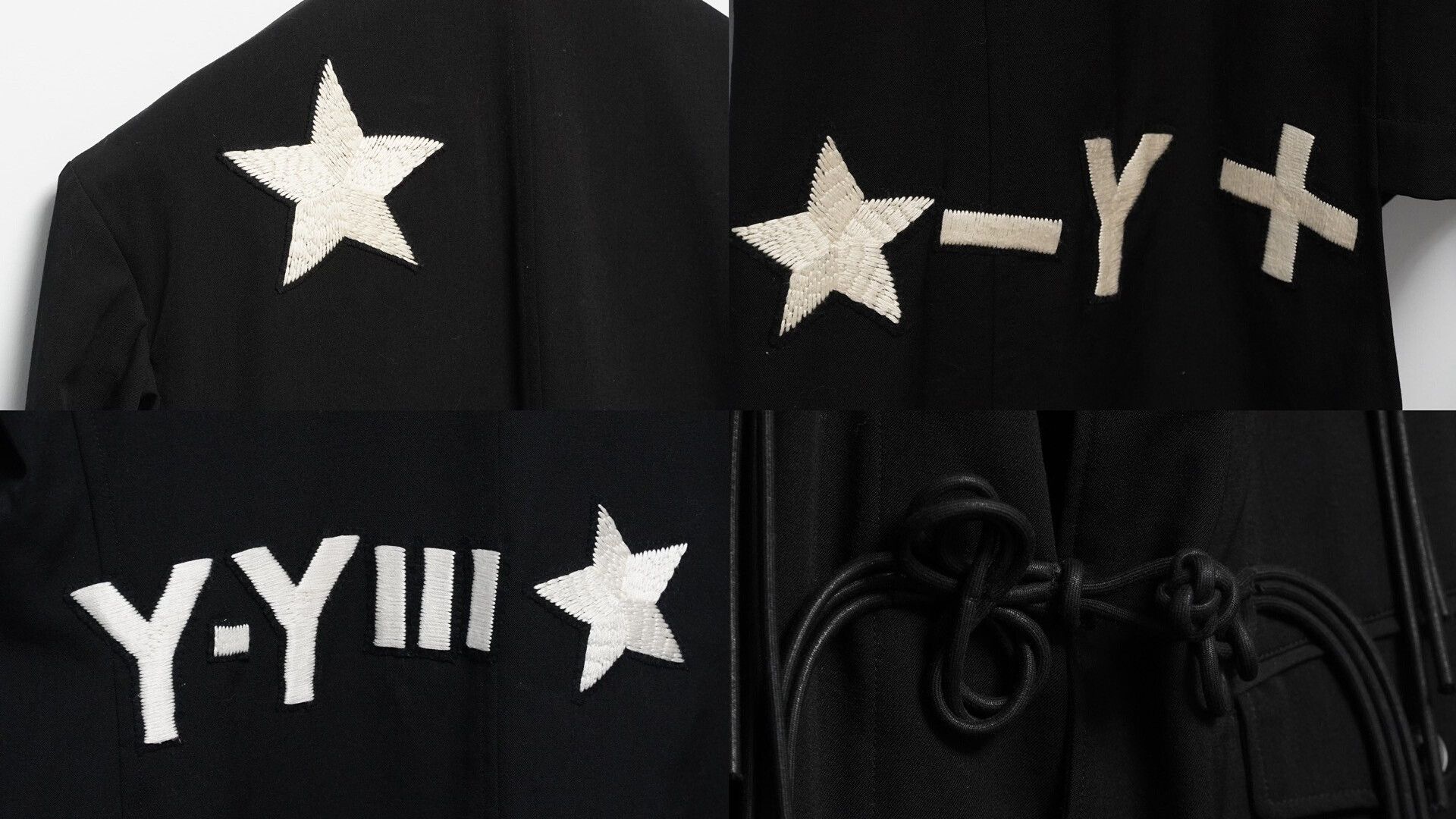 Yohji Yamamoto Yohji Yamamoto Star Embroidered Coat Size L / US 10 / IT 46 - 6 Thumbnail