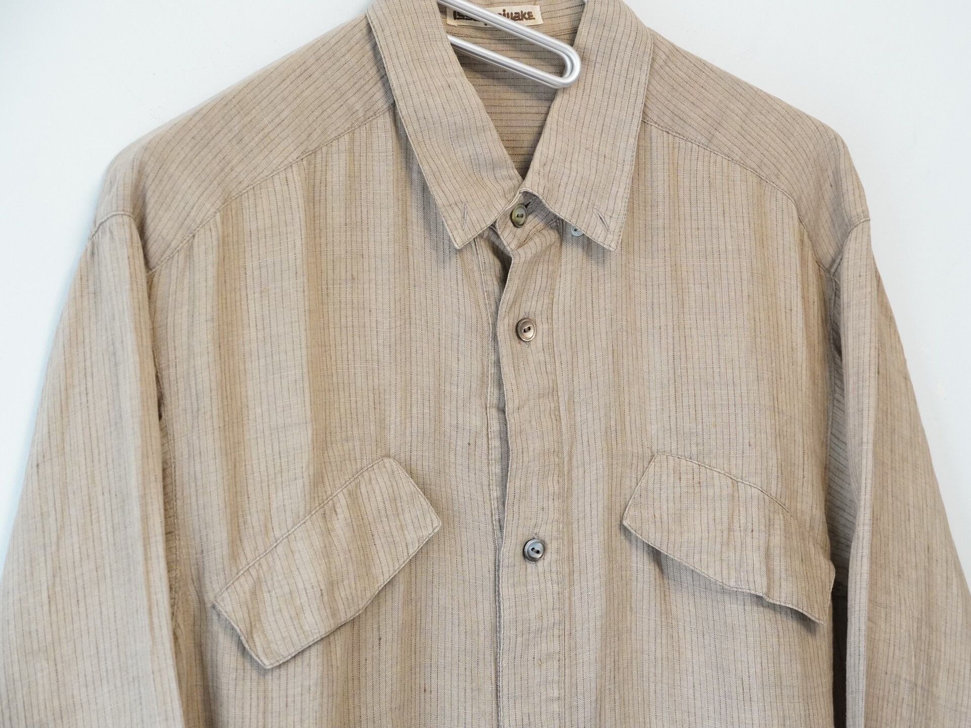 Issey Miyake Issey Miyake Linen Pocket Shirt Size US M / EU 48-50 / 2 - 3 Thumbnail
