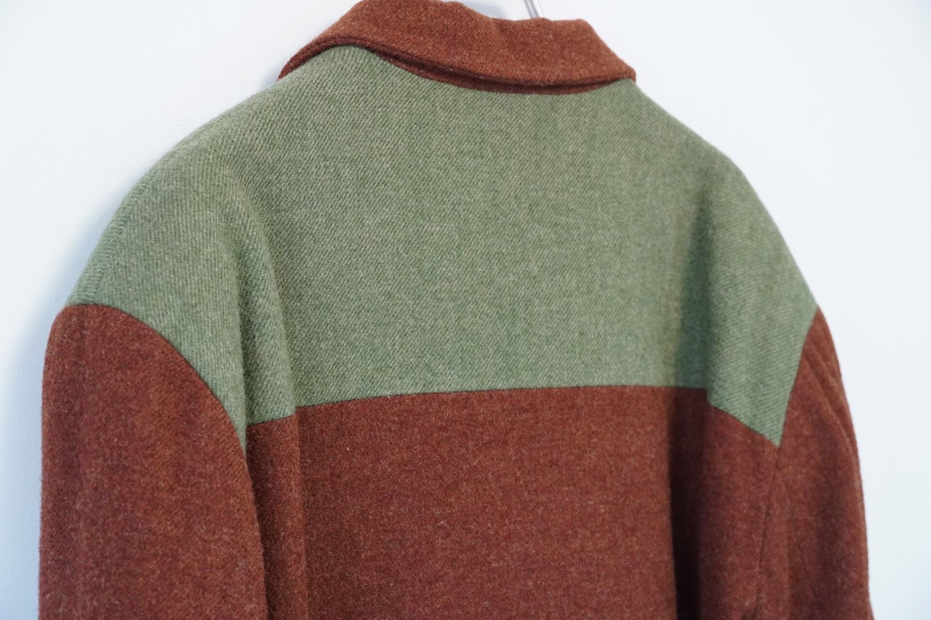 Yohji Yamamoto Yohji Yamamoto Color Block Wool Coat Size US M / EU 48-50 / 2 - 6 Thumbnail