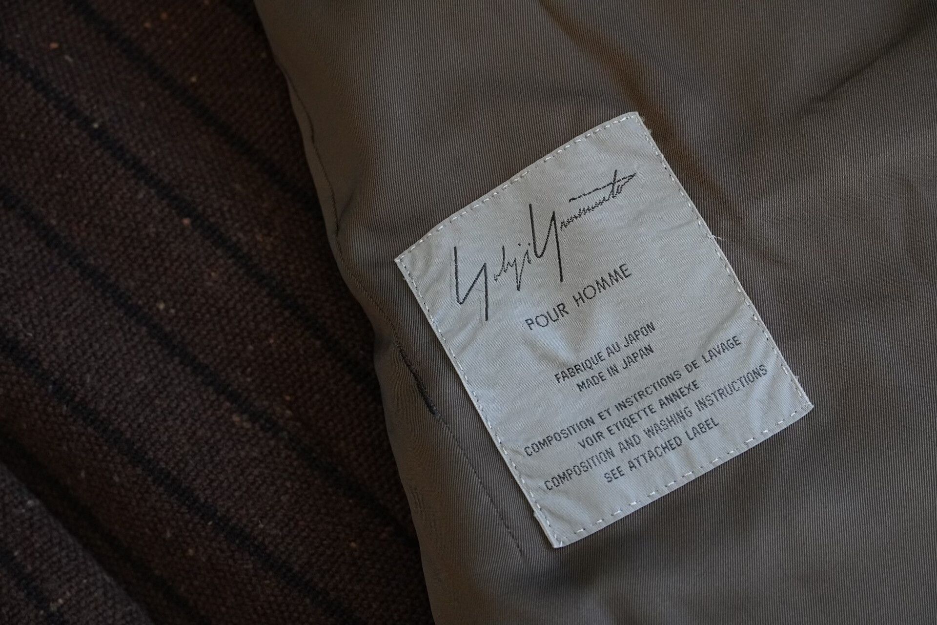 Yohji Yamamoto Yohji Yamamoto Striped Jacket Size US M / EU 48-50 / 2 - 5 Thumbnail