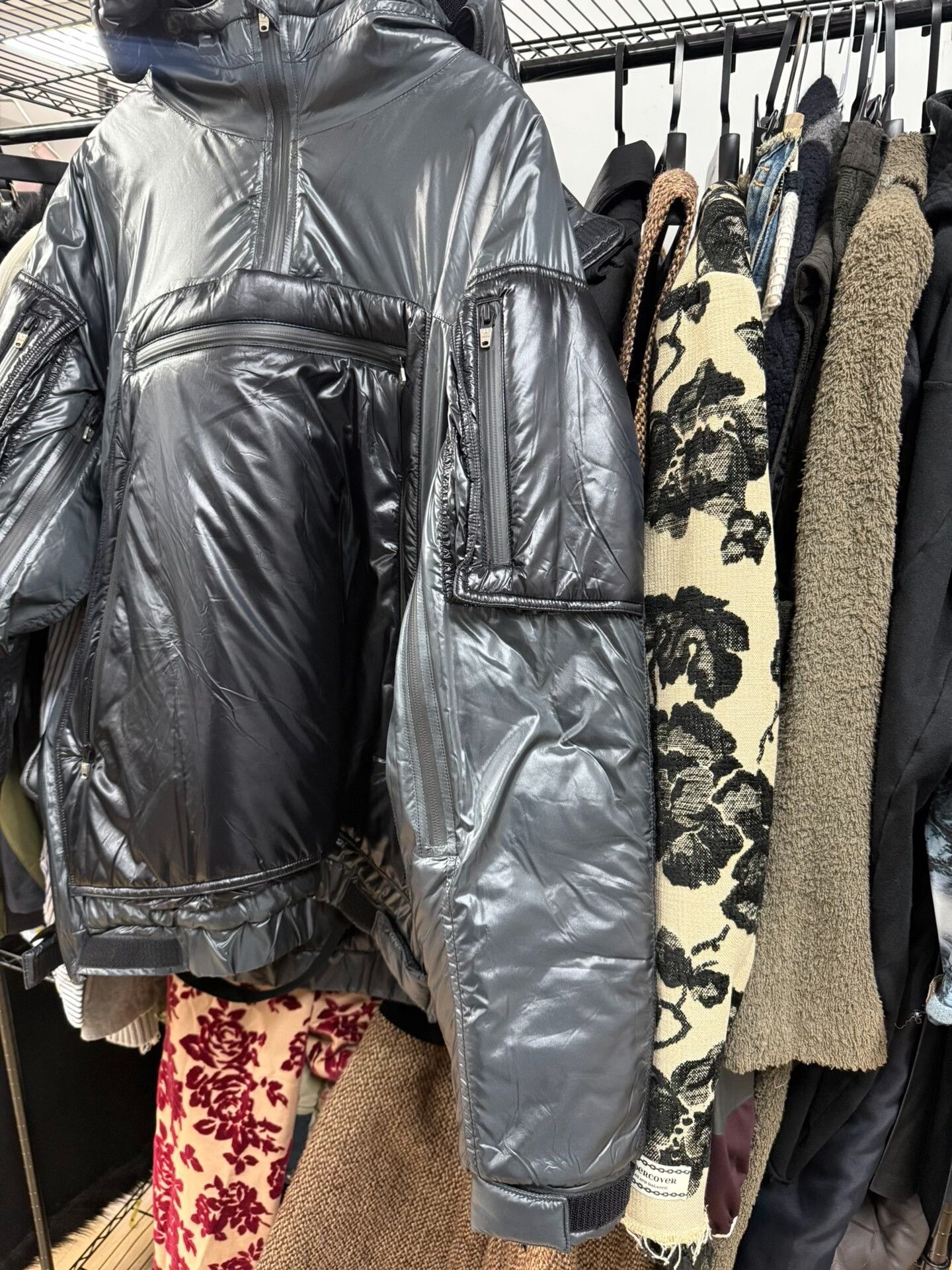 Comme des Garcons Stylish Bomber Jacket with Drawstrings Size US S / EU 44-46 / 1 - 3 Thumbnail
