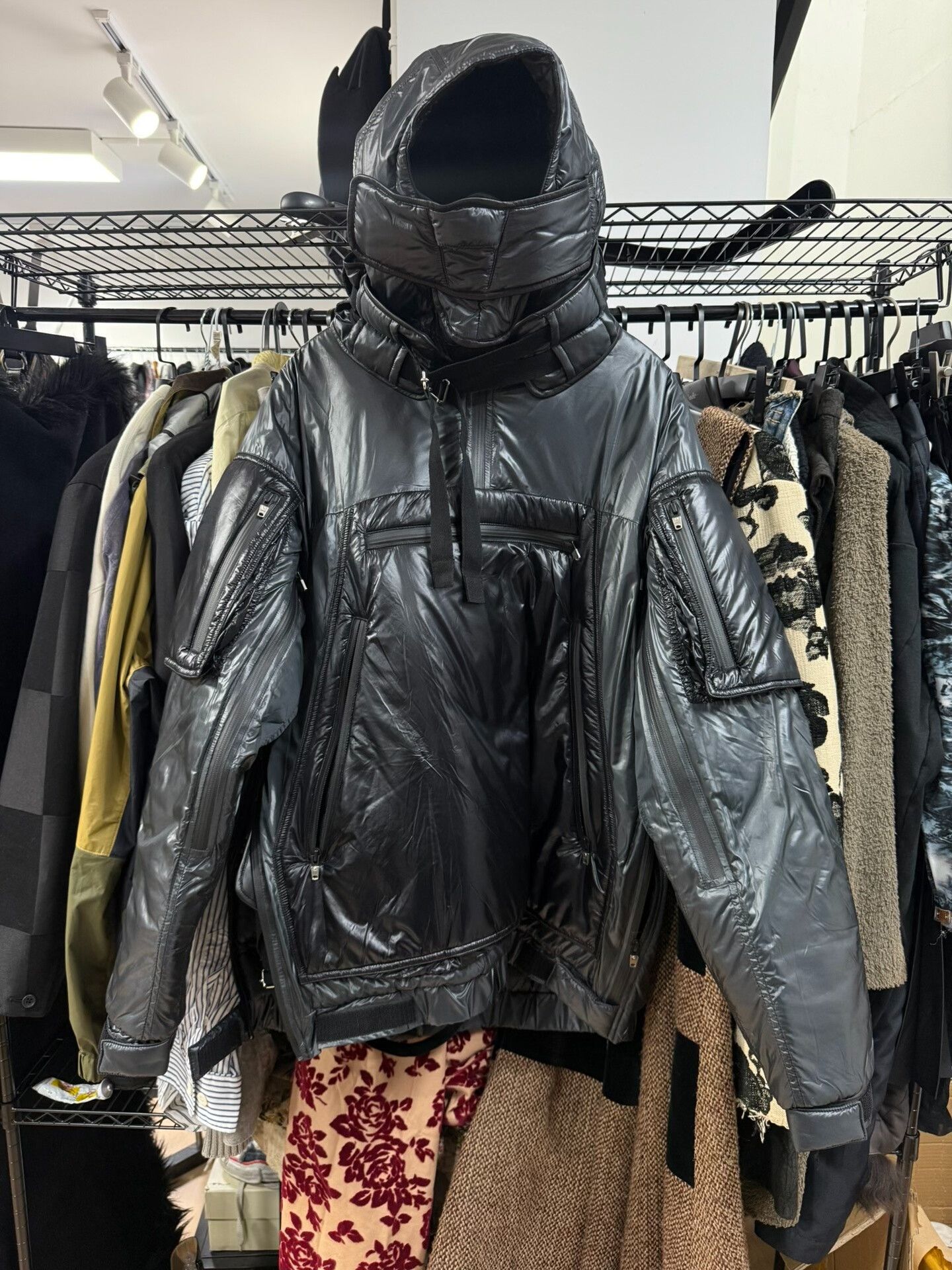 Comme des Garcons Stylish Bomber Jacket with Drawstrings Size US S / EU 44-46 / 1 - 2 Thumbnail