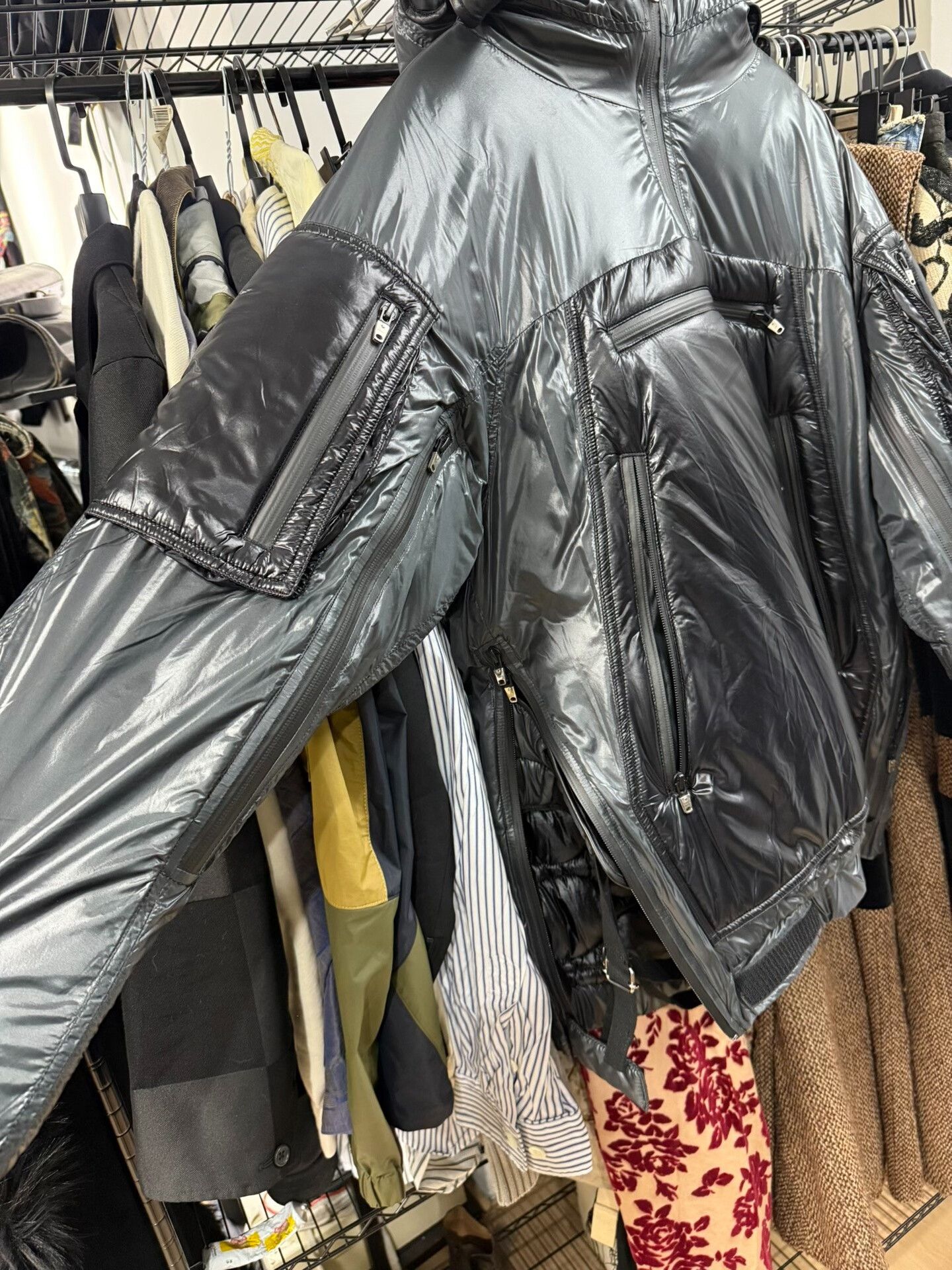 Comme des Garcons Stylish Bomber Jacket with Drawstrings Size US S / EU 44-46 / 1 - 5 Thumbnail