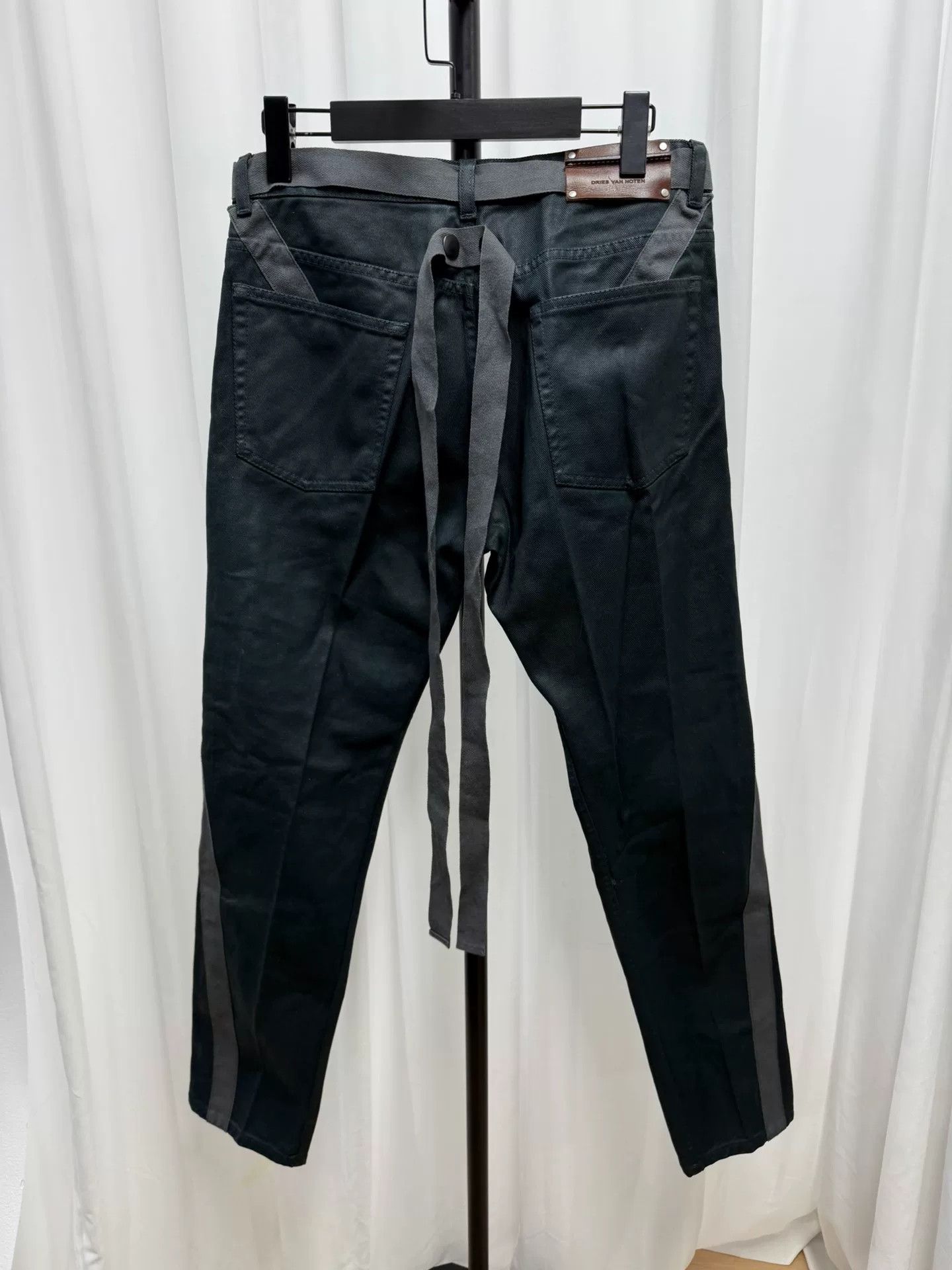Dries Van Noten Stylish Dries Van Noten Denim Pants Size US 31 - 4 Thumbnail