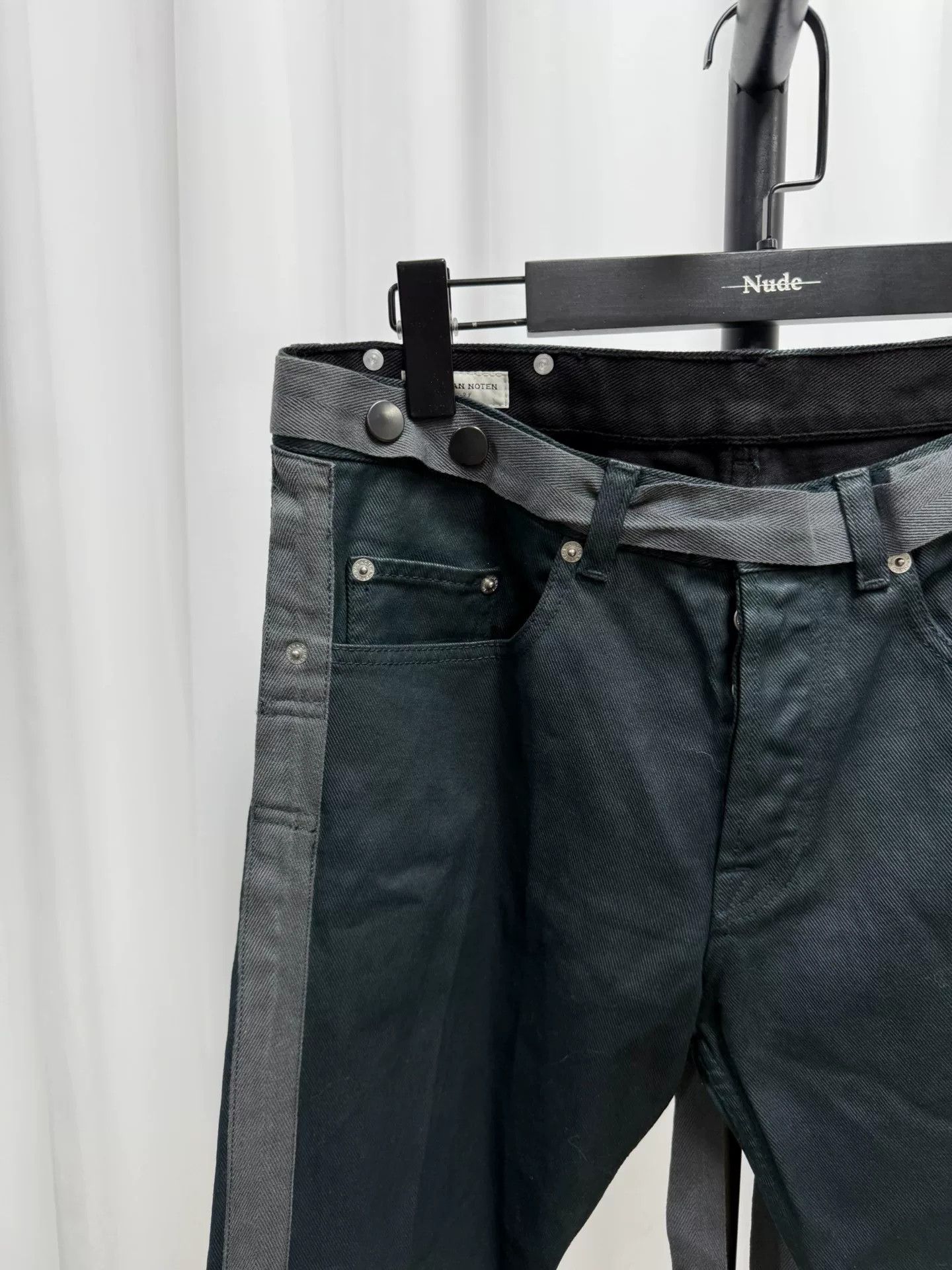 Dries Van Noten Stylish Dries Van Noten Denim Pants Size US 31 - 3 Thumbnail