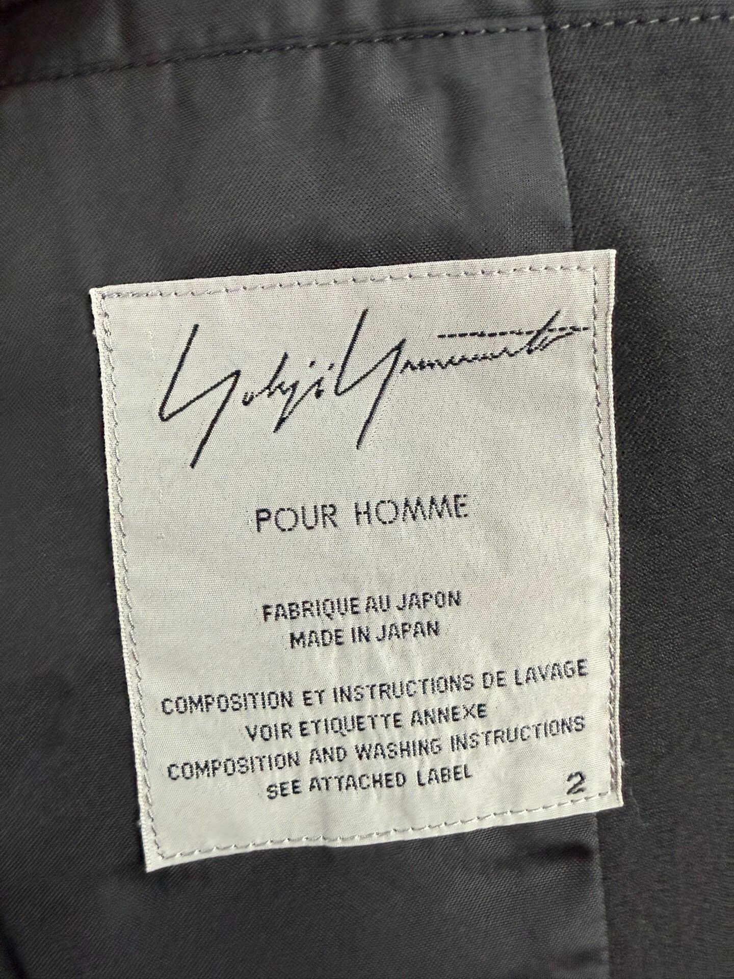 Yohji Yamamoto Yohji Yamamoto Black Suit Jacket Size US M / EU 48-50 / 2 - 7 Thumbnail