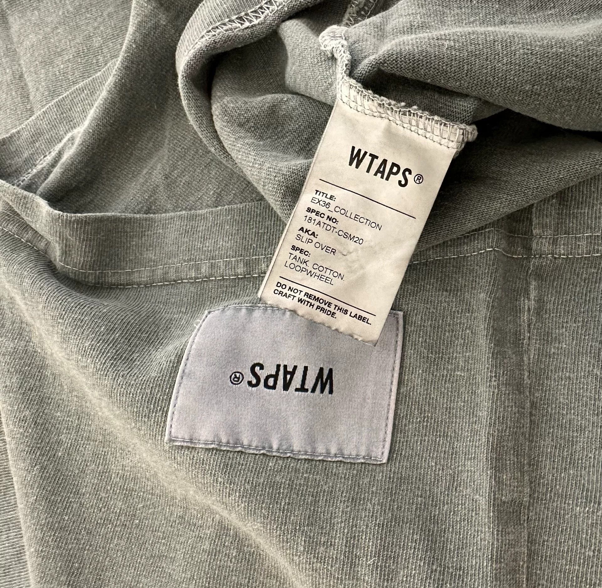 Wtaps WTAPS Cotton Sleeveless Tank Top Size US M / EU 48-50 / 2 - 3 Thumbnail