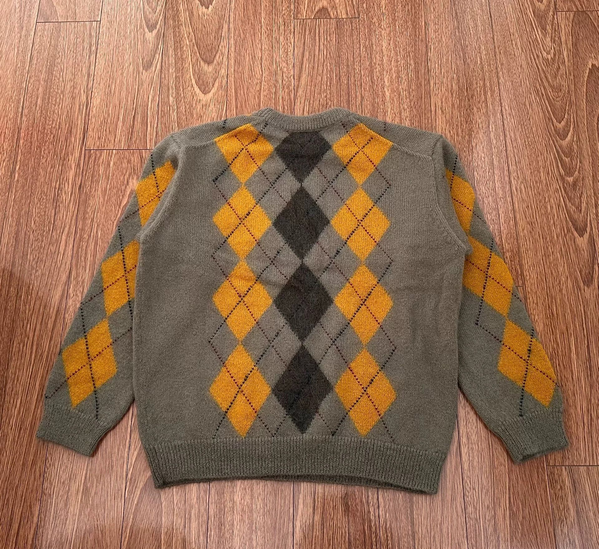 BEAUTY&YOUTH H Wool Sweater with Diamond Pattern Size US L / EU 52-54 / 3 - 2 Thumbnail