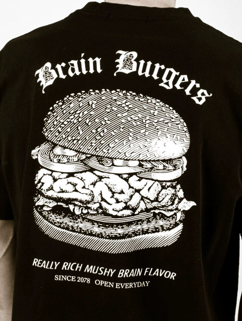 Undercover Undercover Brain Hamburger Tee Black Size US L / EU 52-54 / 3 - 3 Thumbnail