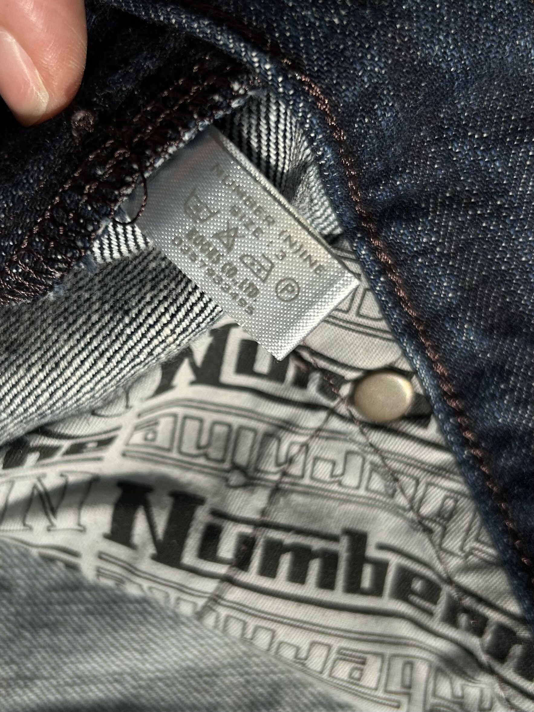 Number (N)ine Number Nine 2002AW Denim Jeans Size US 30 / EU 46 - 6 Thumbnail