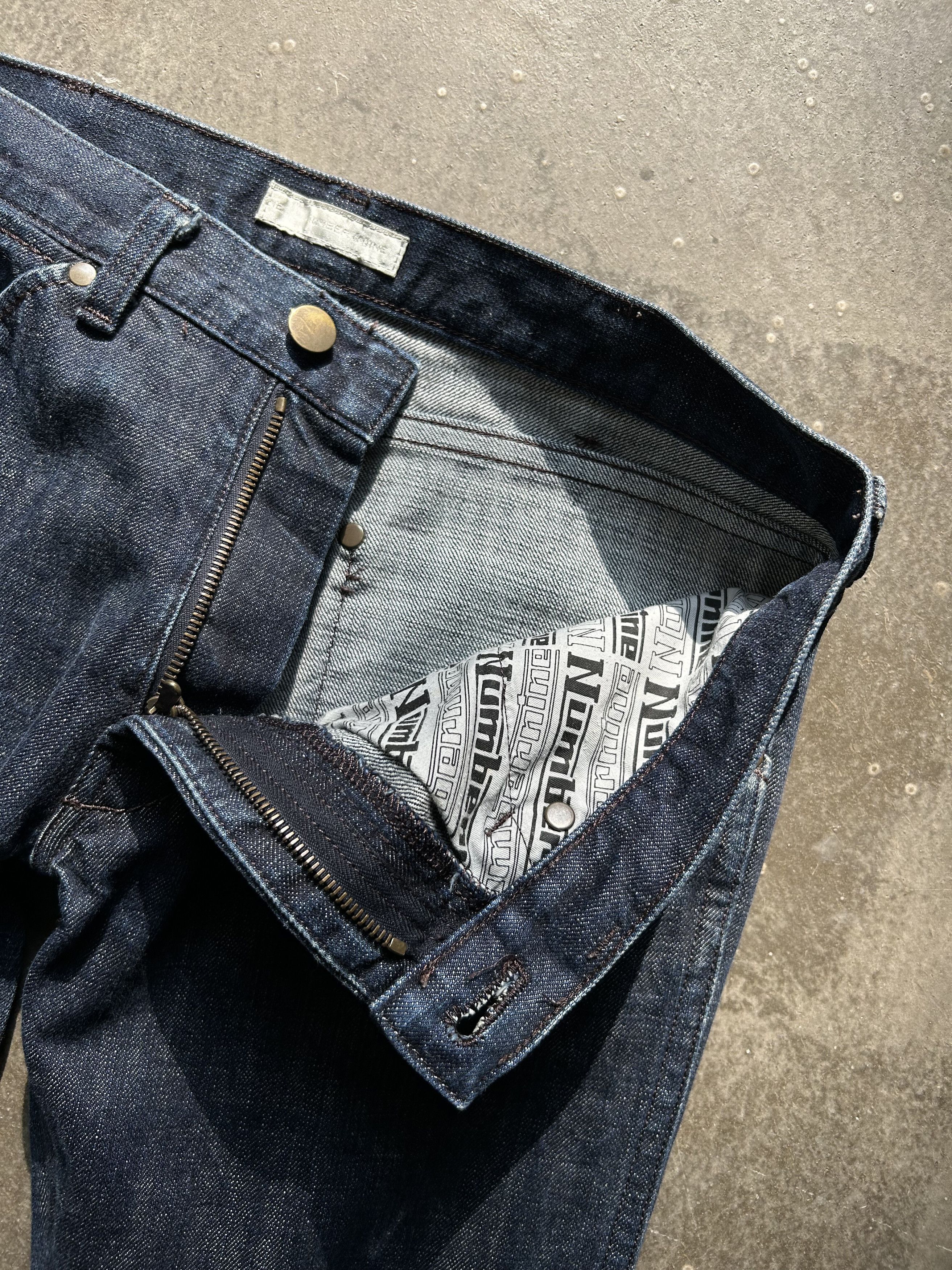 Number (N)ine Number Nine 2002AW Denim Jeans Size US 30 / EU 46 - 4 Thumbnail