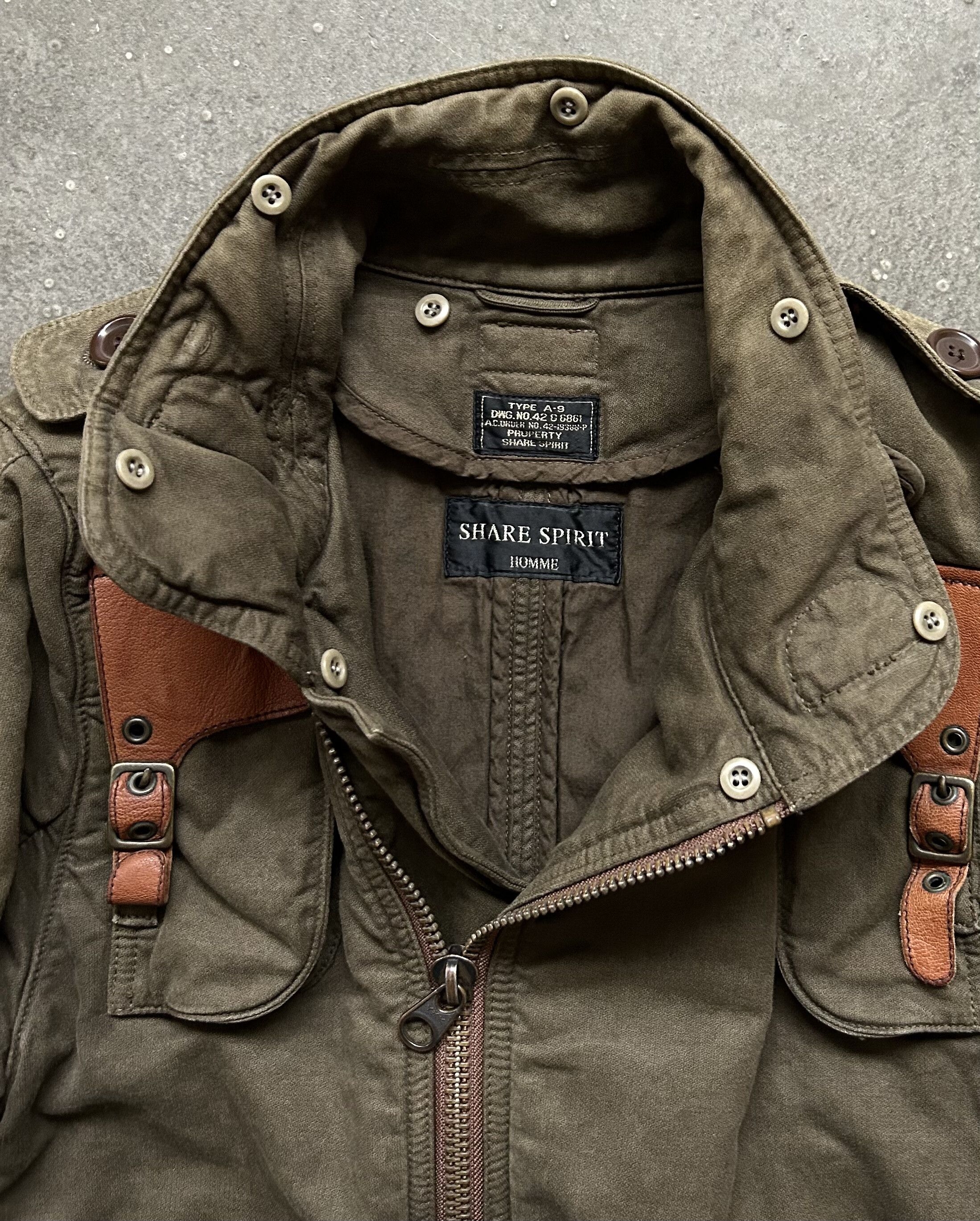 Share Spirit Homme SHARE SPIRIT Patchwork Jacket Size US S / EU 44-46 / 1 - 4 Thumbnail